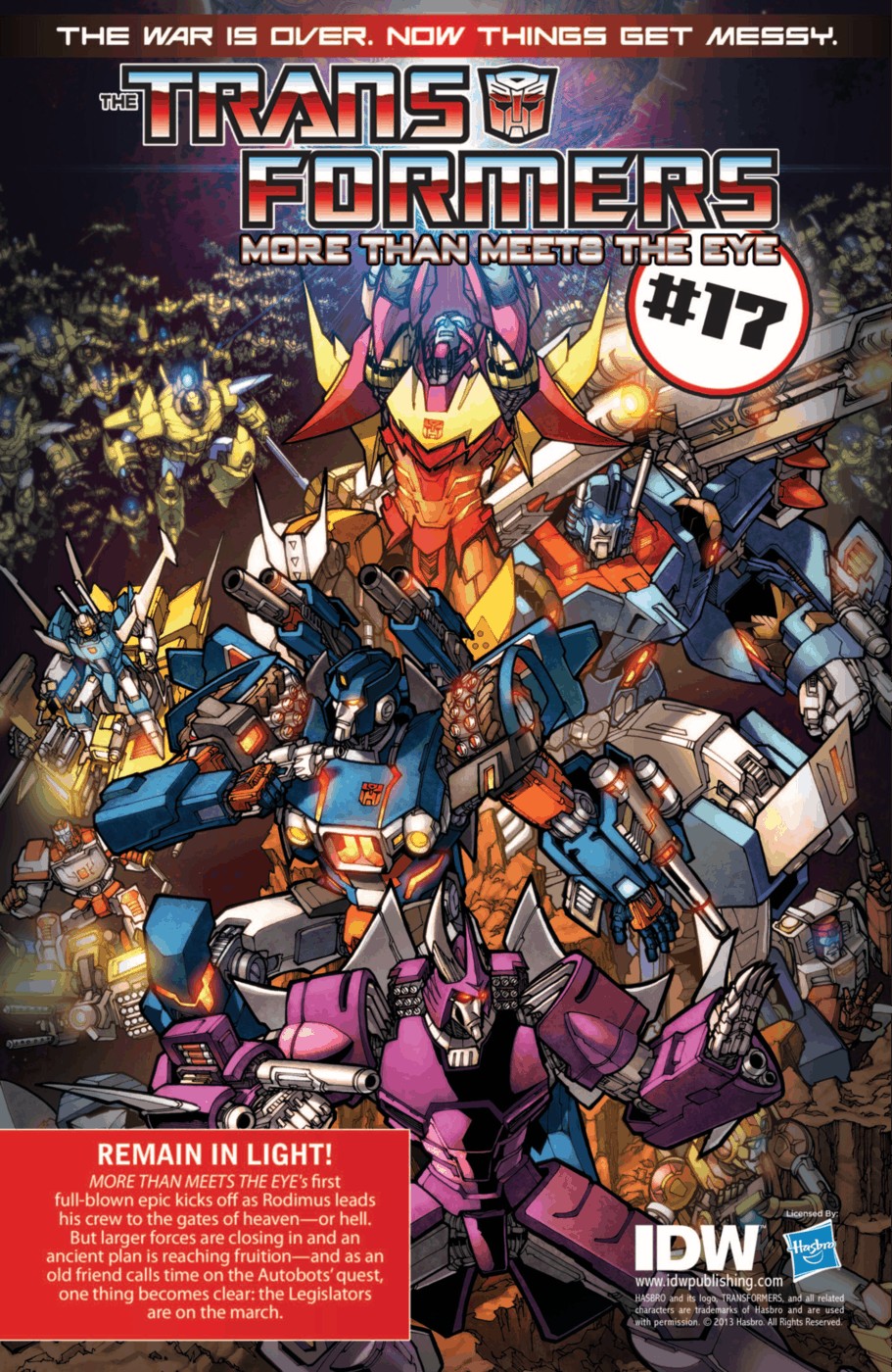 Read online Transformers: Robots In Disguise (2012) comic -  Issue #17 - 27