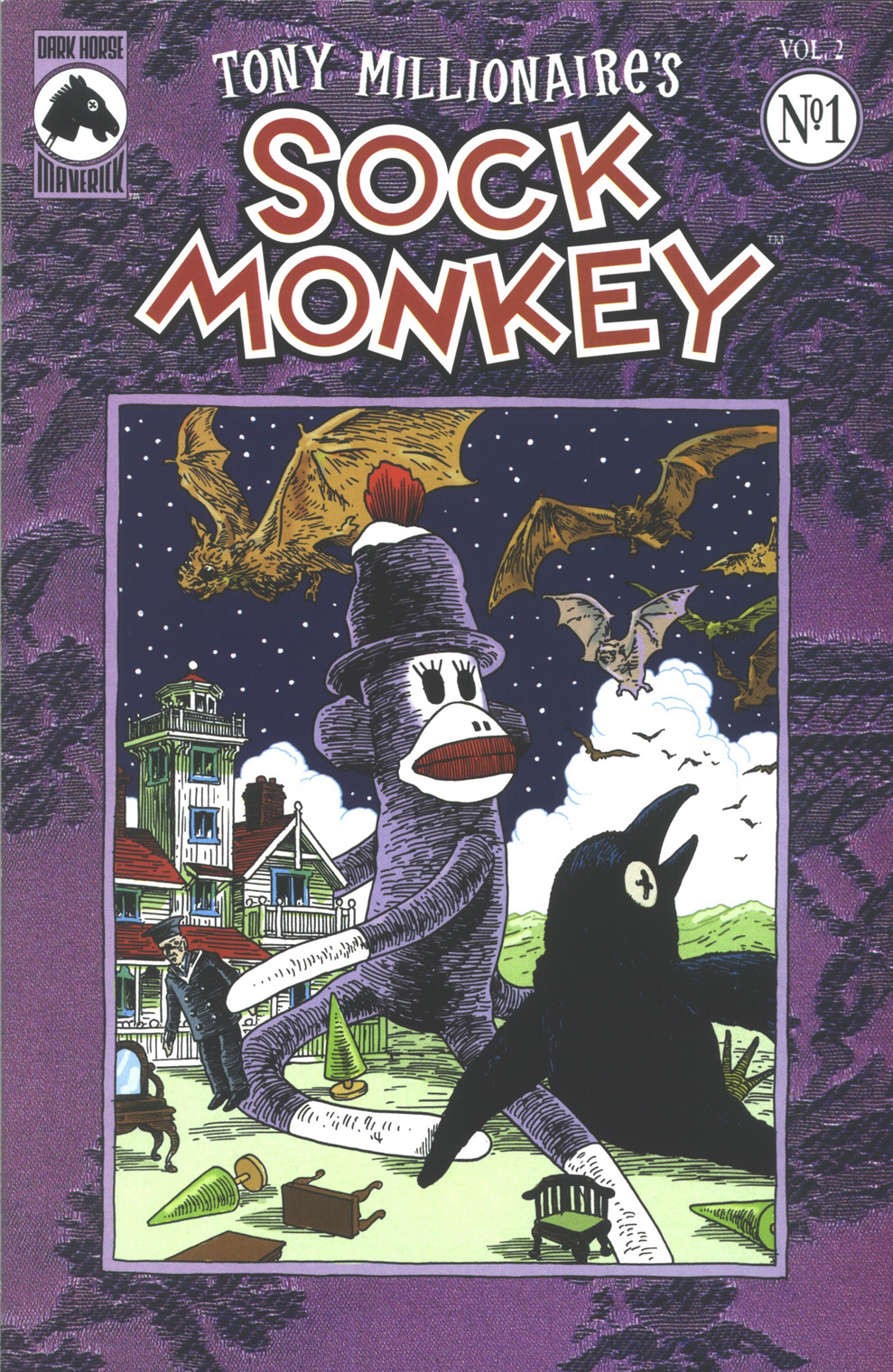 Read online Tony Millionaire's Sock Monkey (1999) comic -  Issue #1 - 1