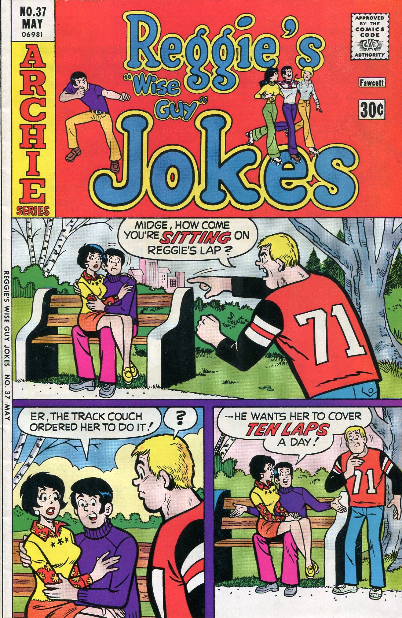 Read online Reggie's Wise Guy Jokes comic -  Issue #37 - 1