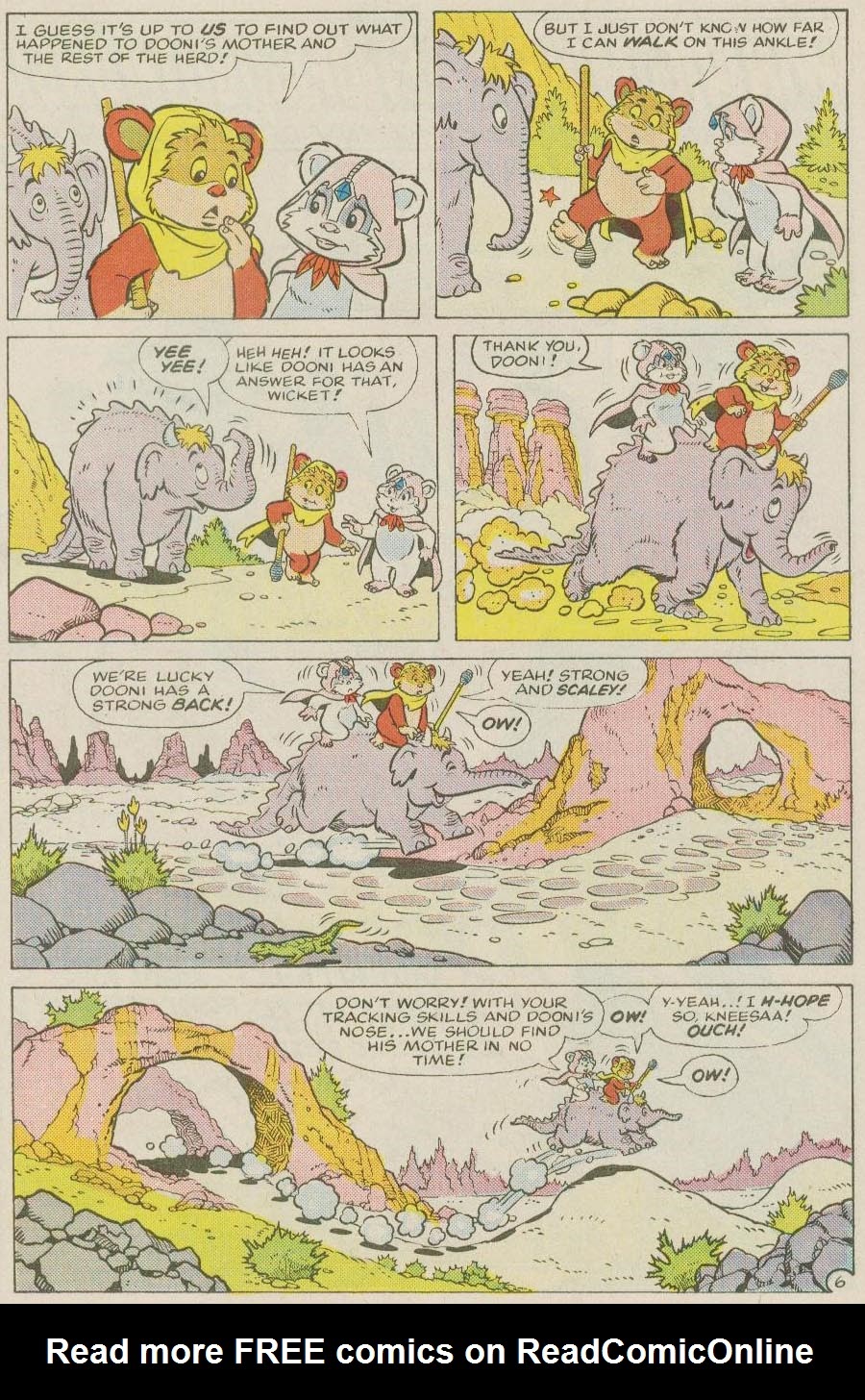 Read online Ewoks (1987) comic -  Issue #5 - 8
