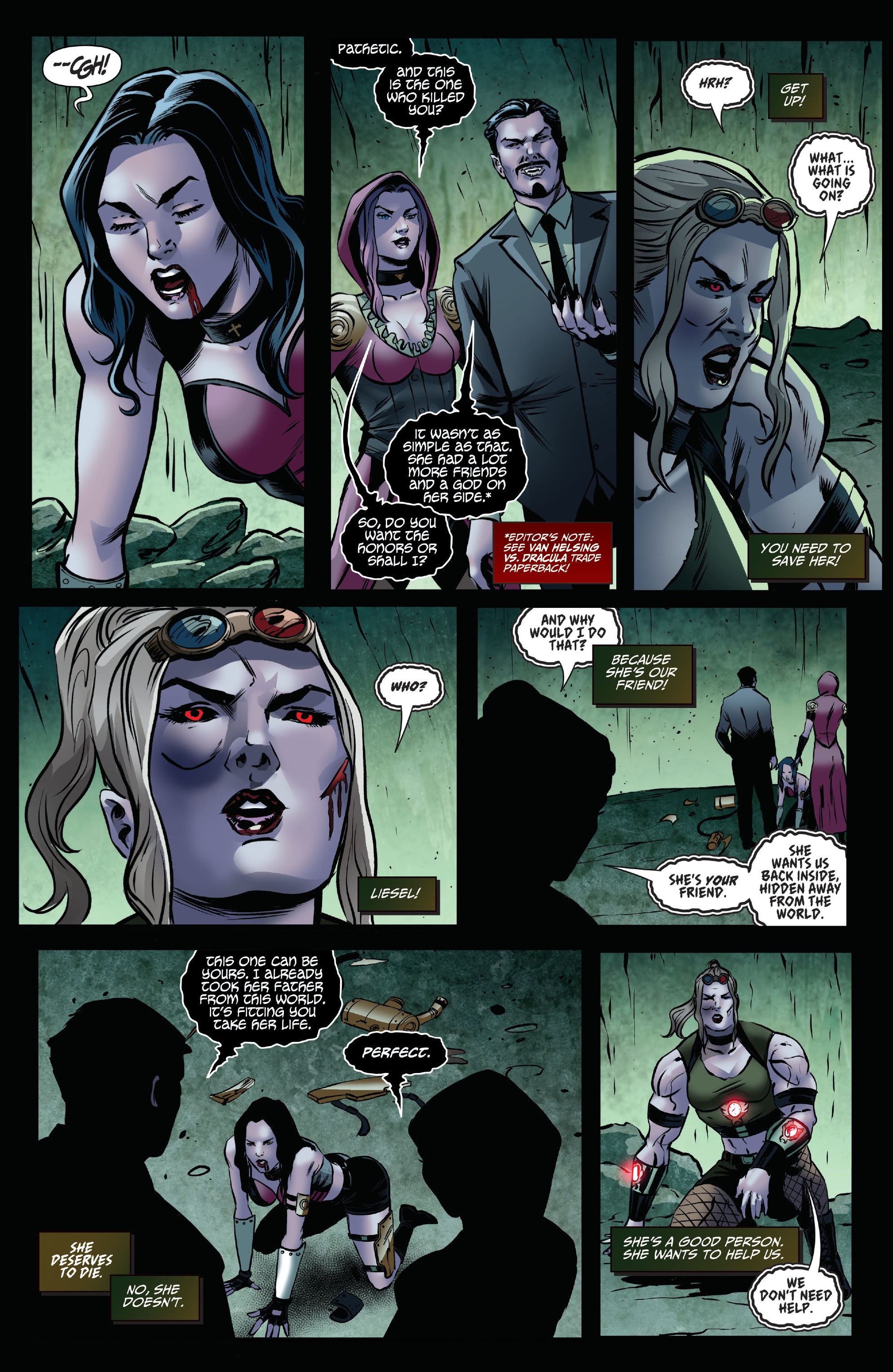 Read online Van Helsing vs The League of Monsters comic -  Issue #6 - 23