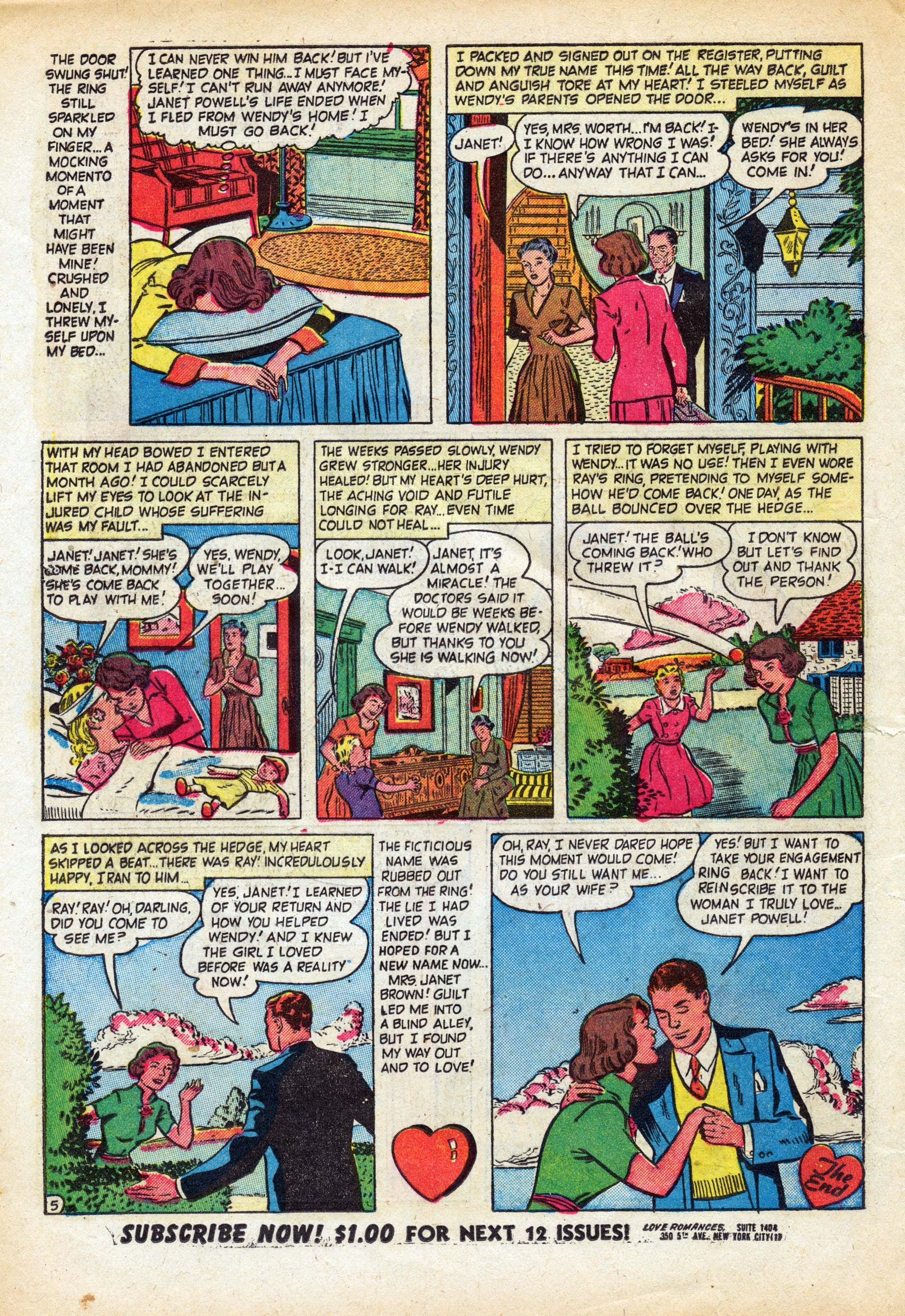 Read online Love Romances comic -  Issue #17 - 24