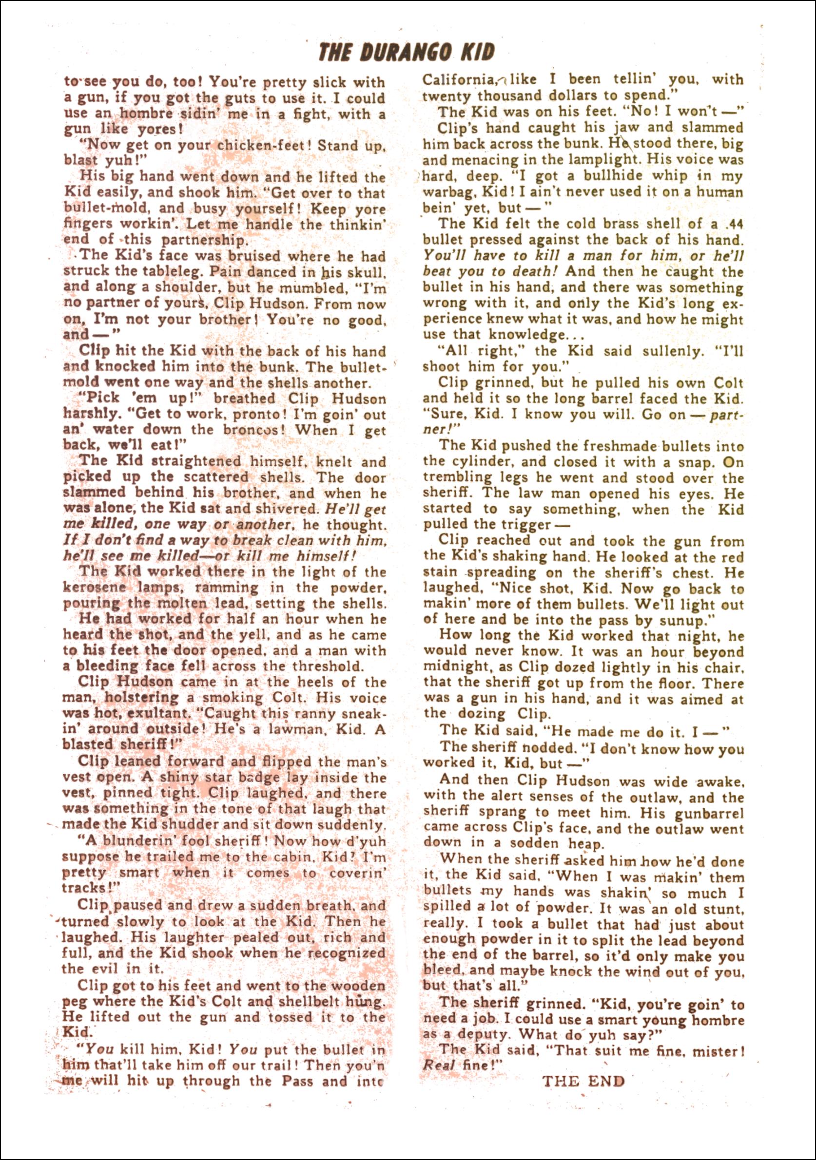 Read online Charles Starrett as The Durango Kid comic -  Issue #21 - 26