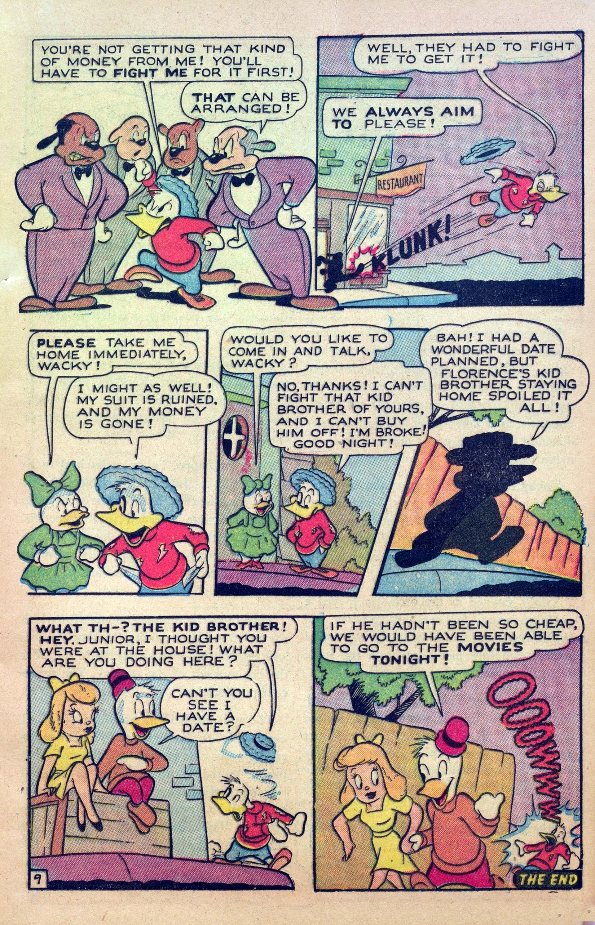 Read online Wacky Duck (1948) comic -  Issue #2 - 11