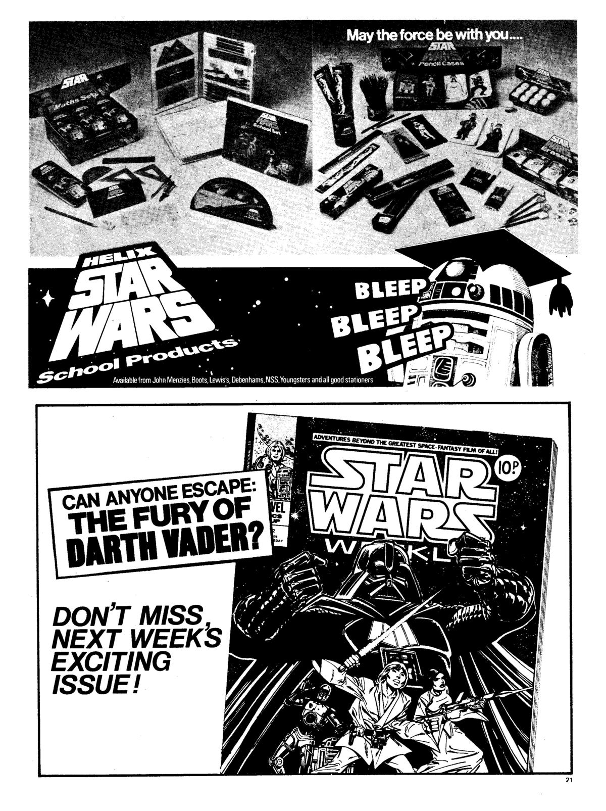 Read online Star Wars Weekly comic -  Issue #41 - 21