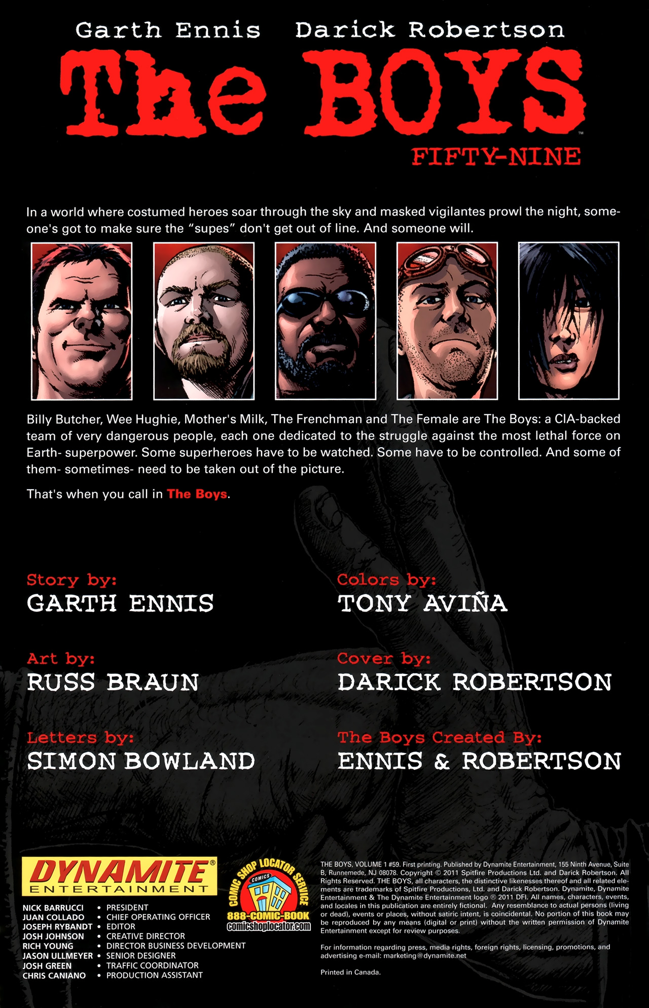 Read online The Boys comic -  Issue #59 - 2