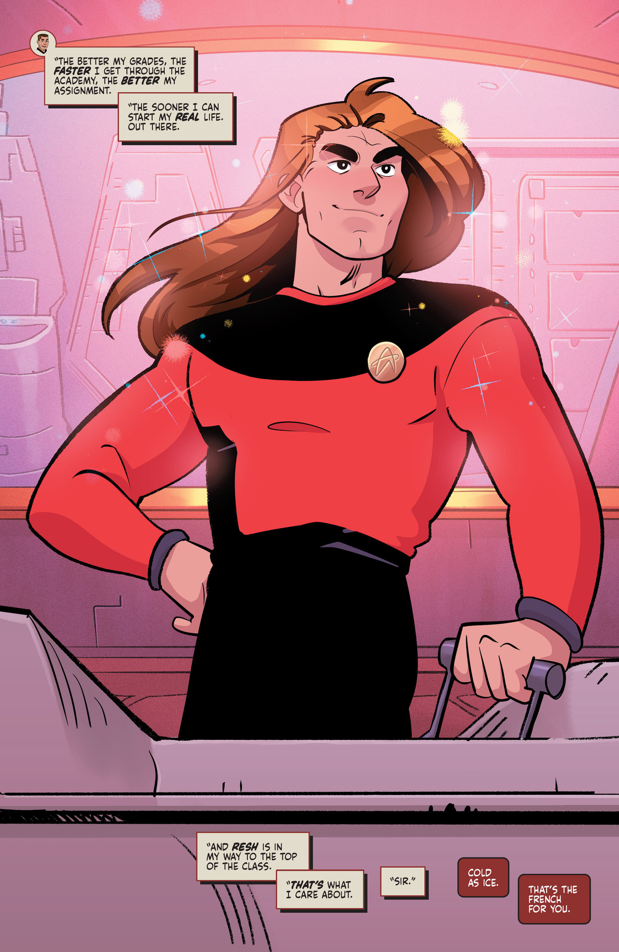 Read online Star Trek: Picard's Academy comic -  Issue #2 - 12