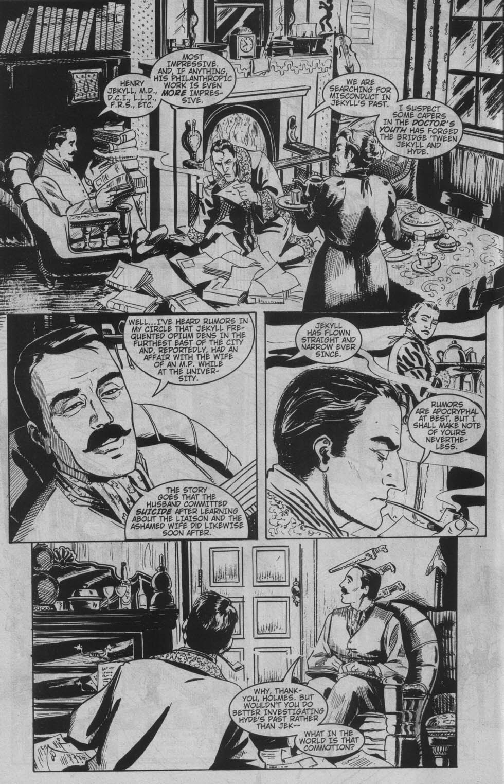 Read online Sherlock Holmes: Dr. Jekyll & Mr. Holmes comic -  Issue # Full - 8