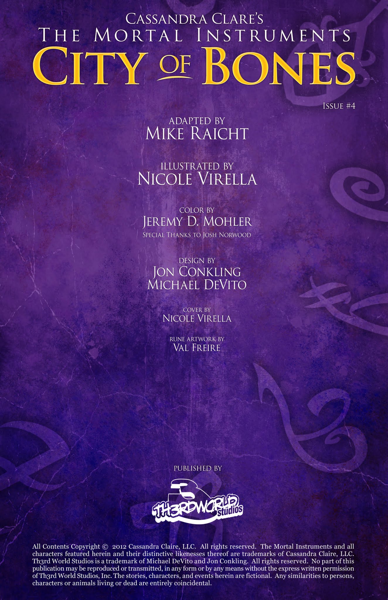 Read online The Mortal Instruments: City of Bones comic -  Issue #4 - 2