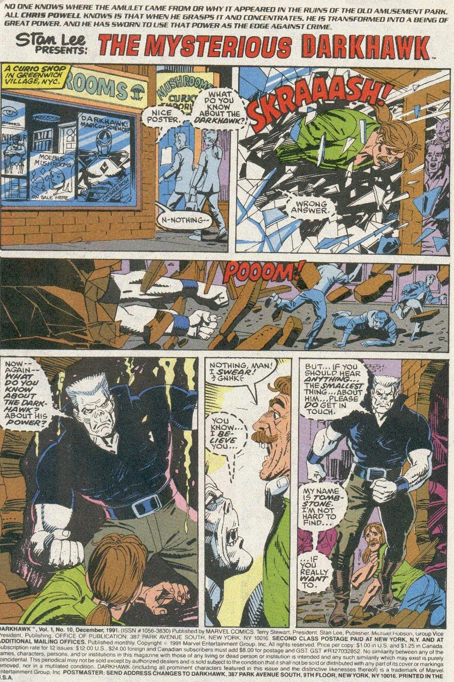 Read online Darkhawk (1991) comic -  Issue #10 - 2