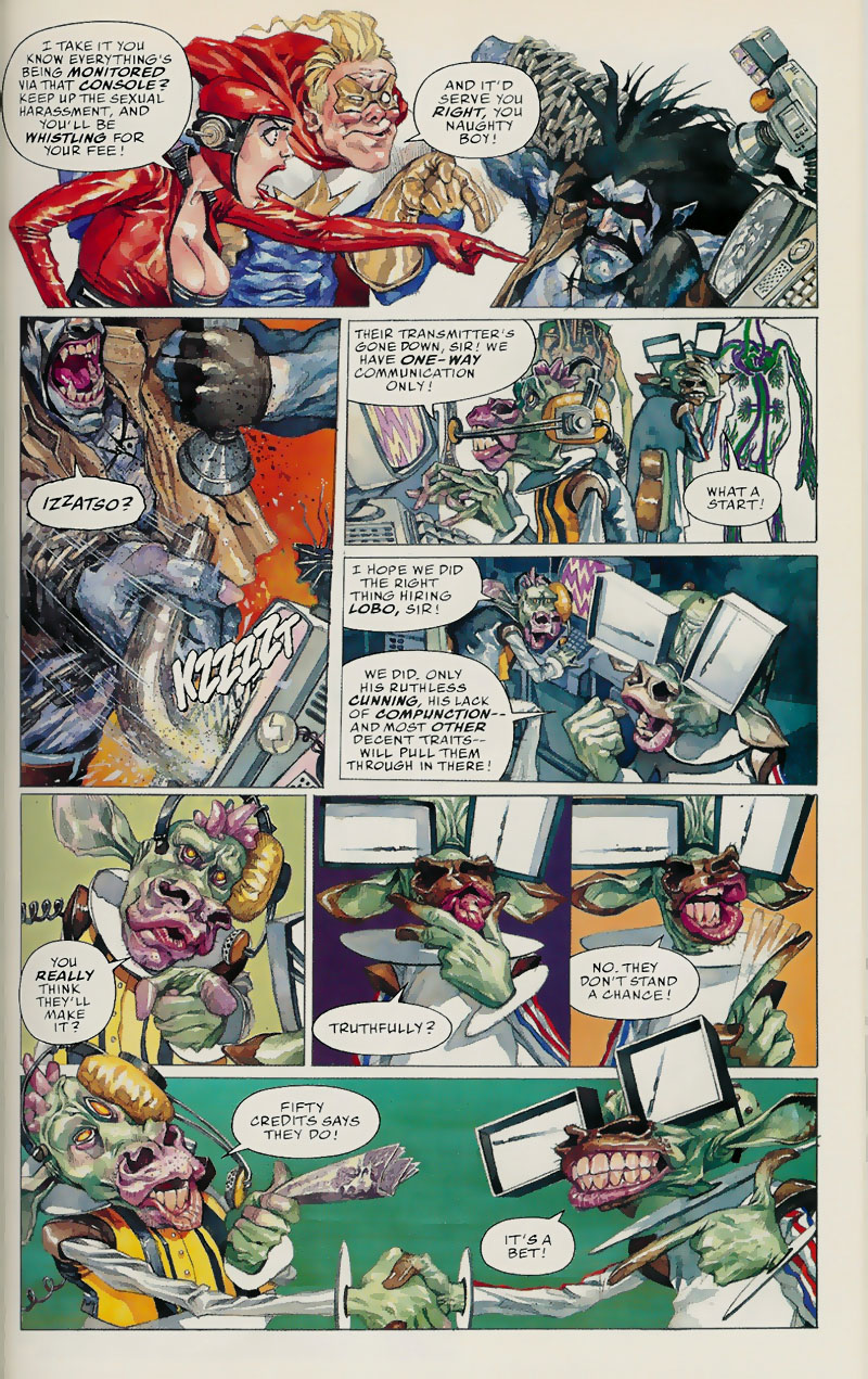 Read online Lobo: Fragtastic Voyage comic -  Issue # Full - 16