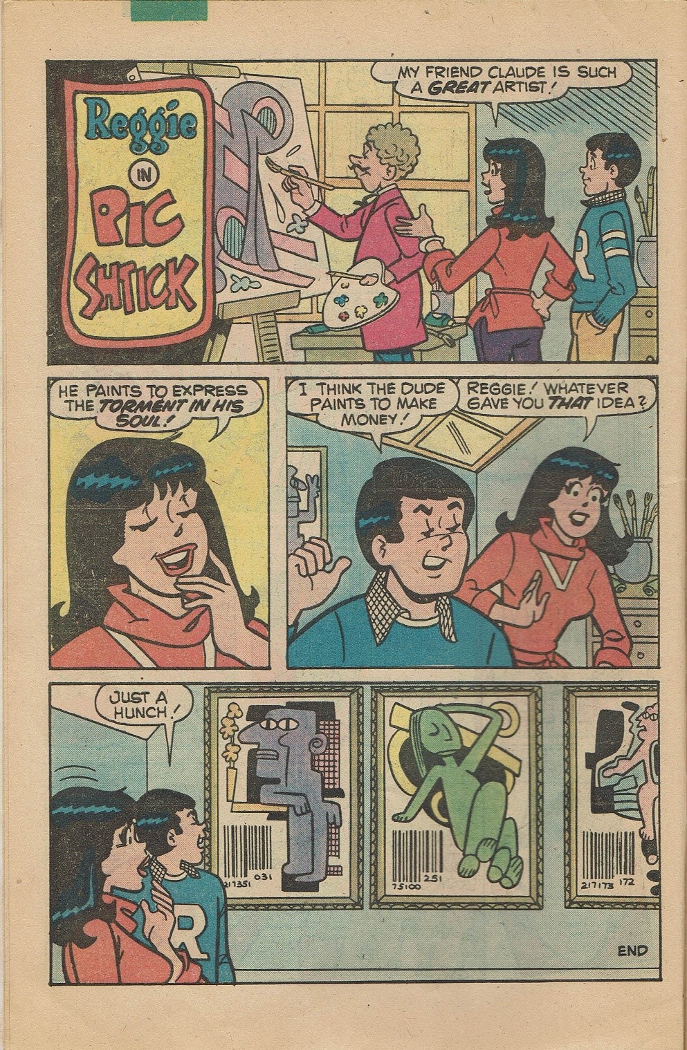 Read online Reggie's Wise Guy Jokes comic -  Issue #52 - 8