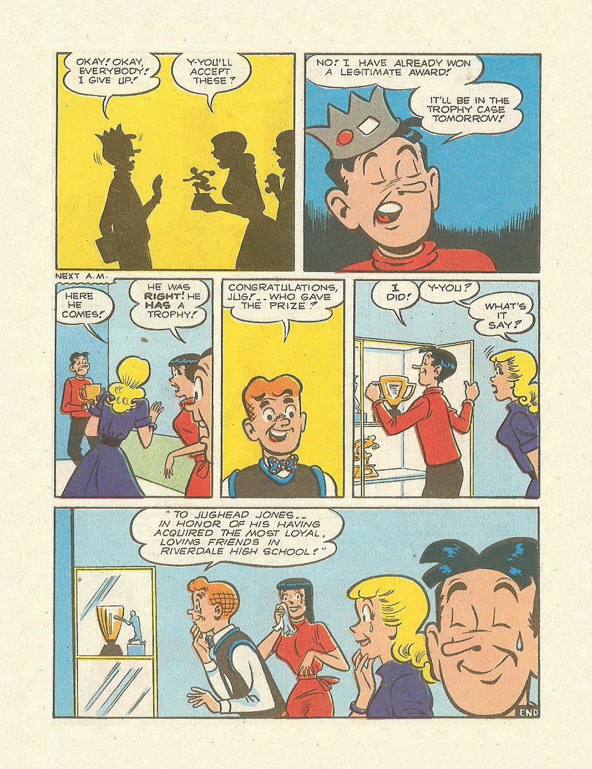 Read online Archie's Double Digest Magazine comic -  Issue #72 - 159