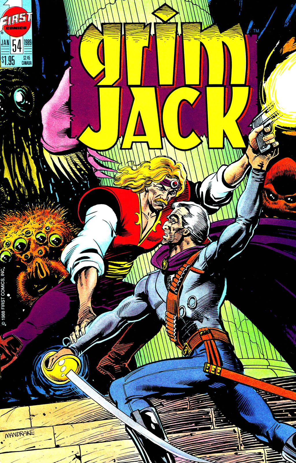 Read online Grimjack comic -  Issue #54 - 1