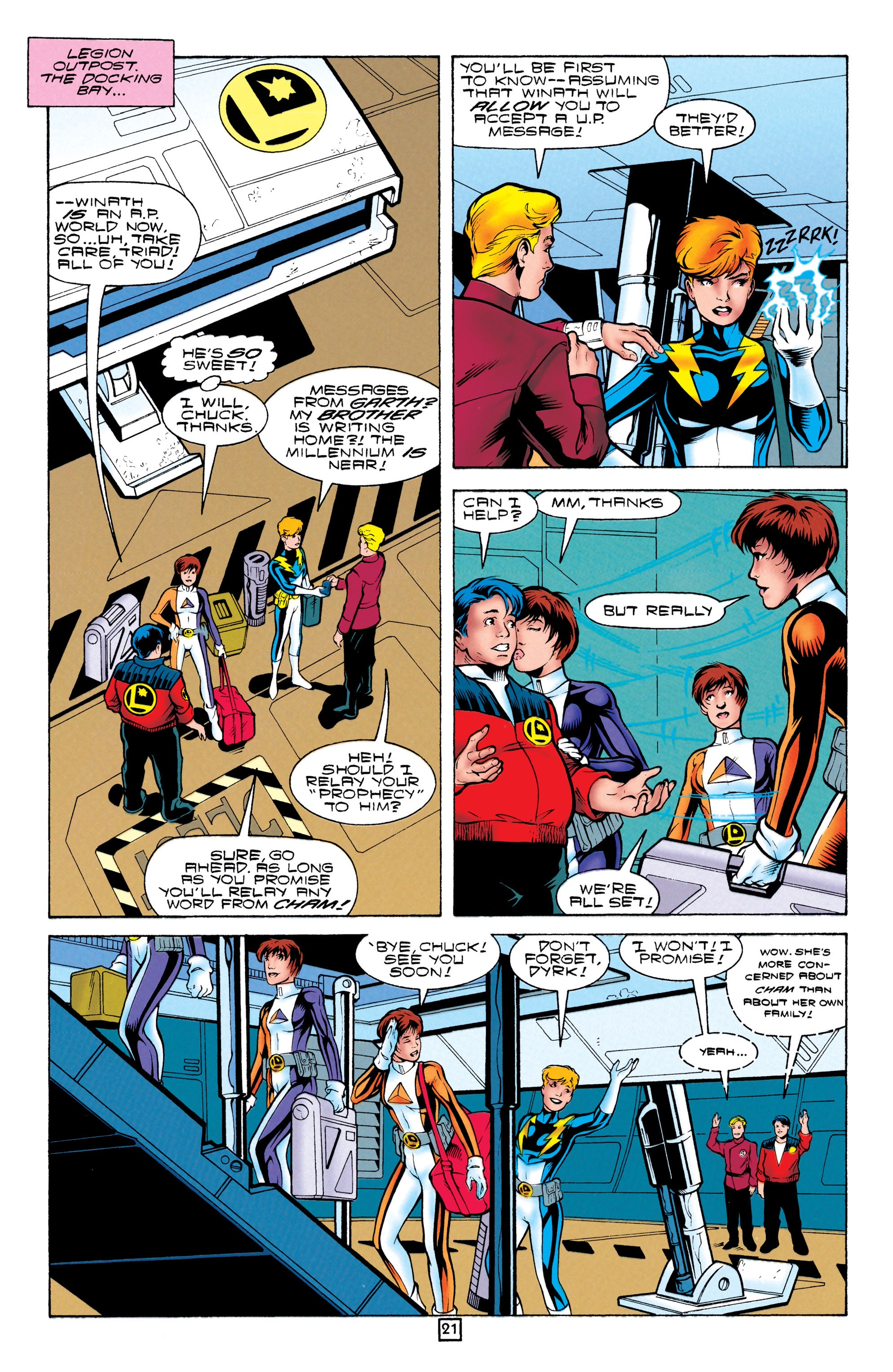 Read online Legionnaires comic -  Issue #62 - 22
