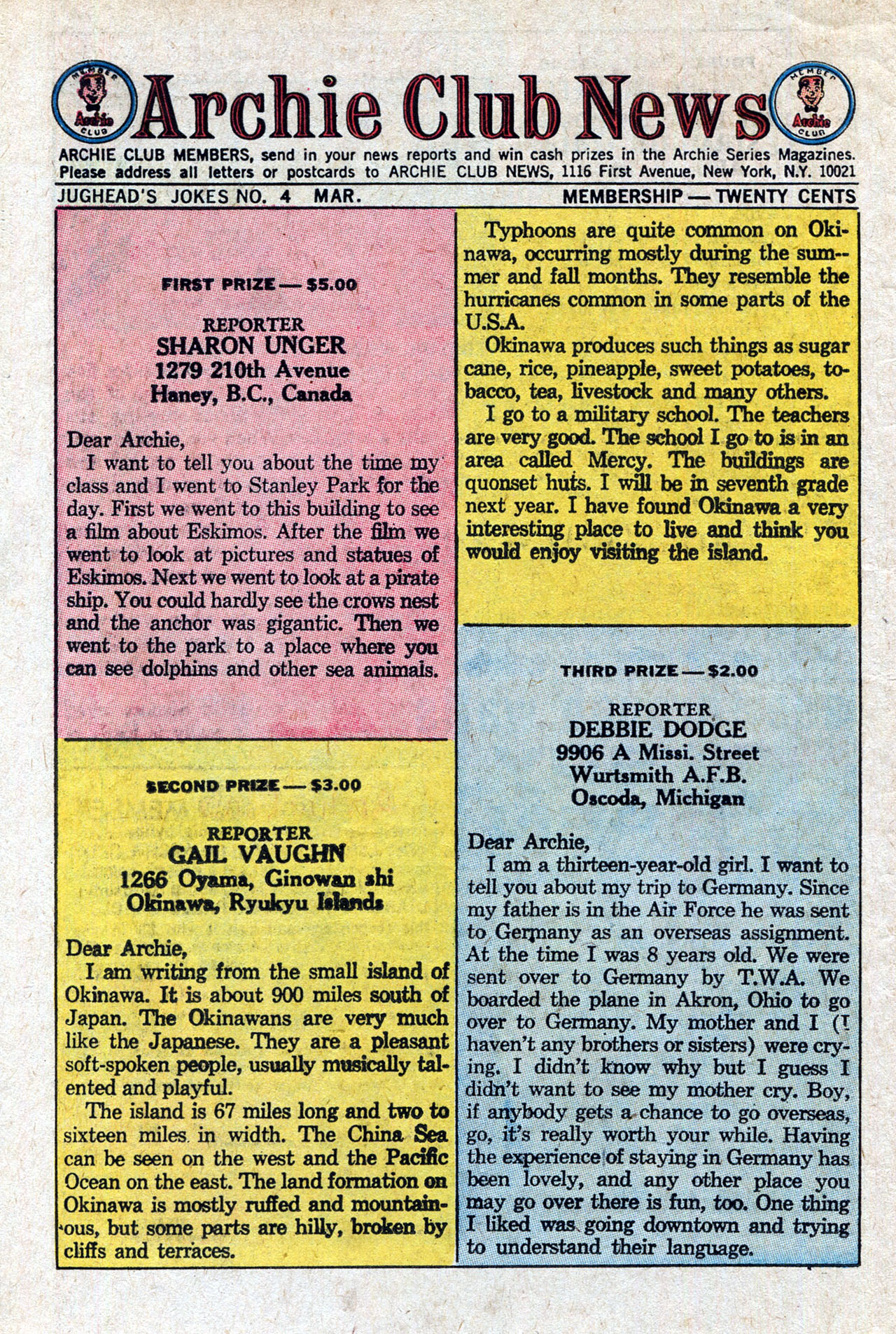 Read online Jughead's Jokes comic -  Issue #4 - 26