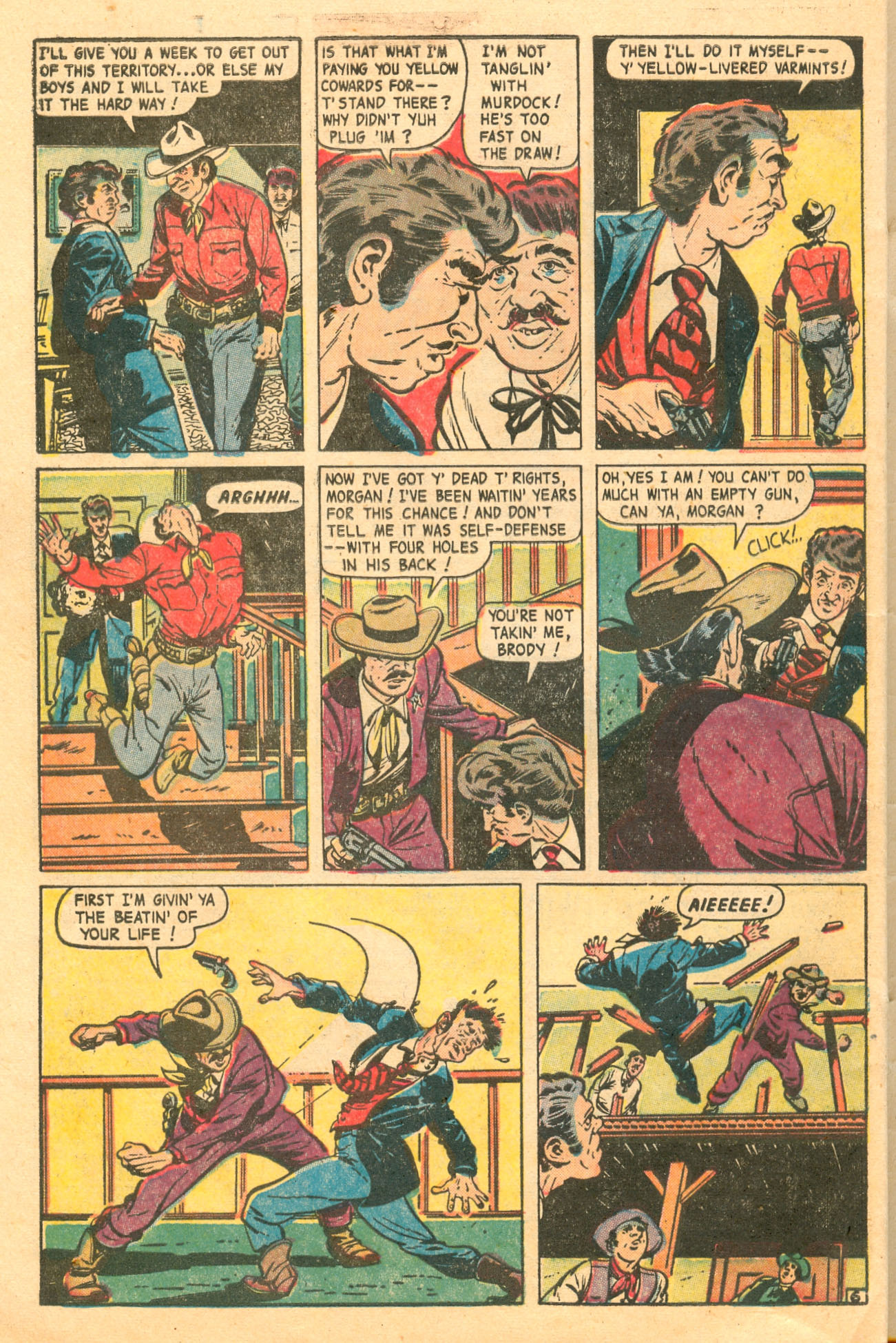 Read online Western Thrillers (1954) comic -  Issue #4 - 30