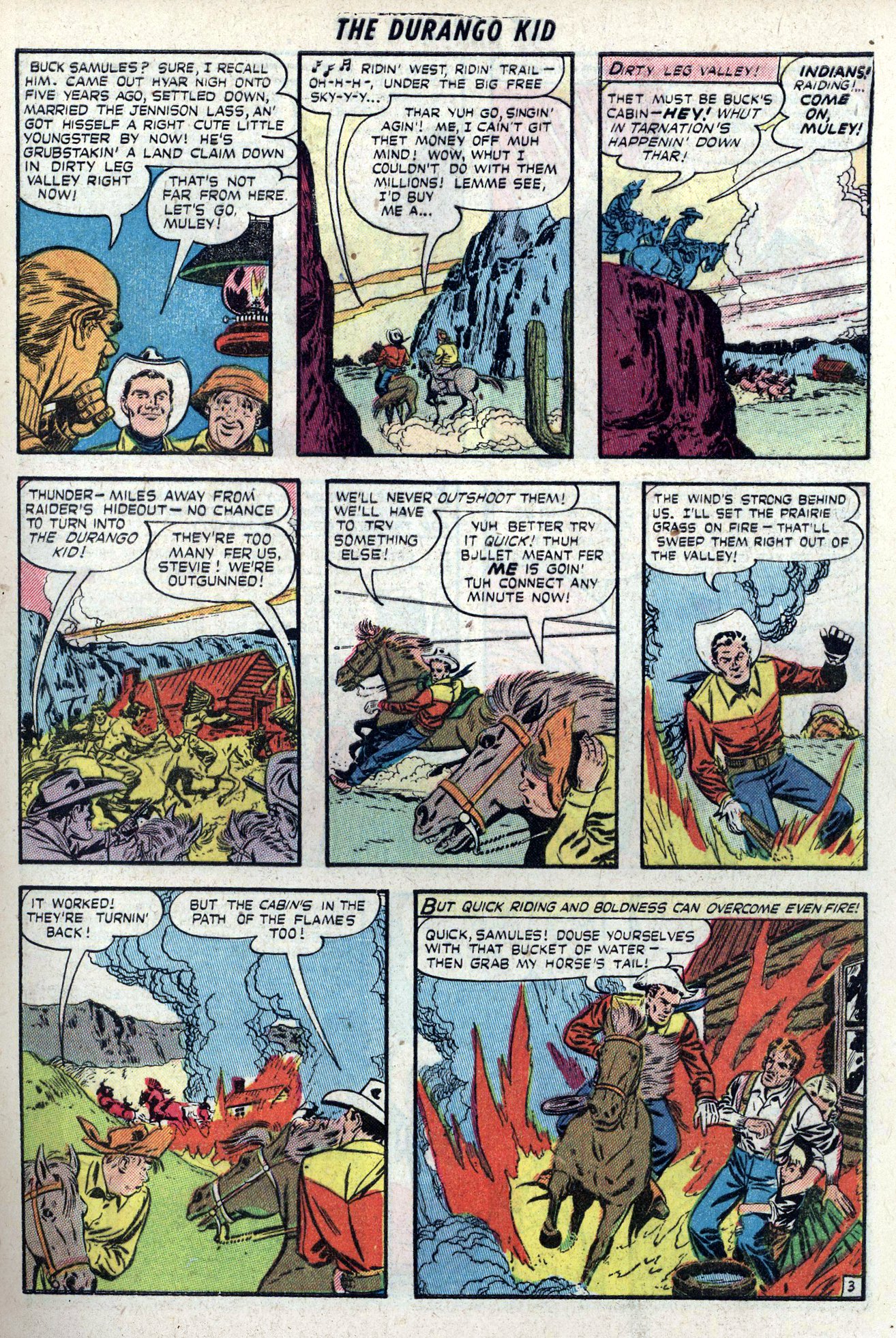 Read online Charles Starrett as The Durango Kid comic -  Issue #6 - 5