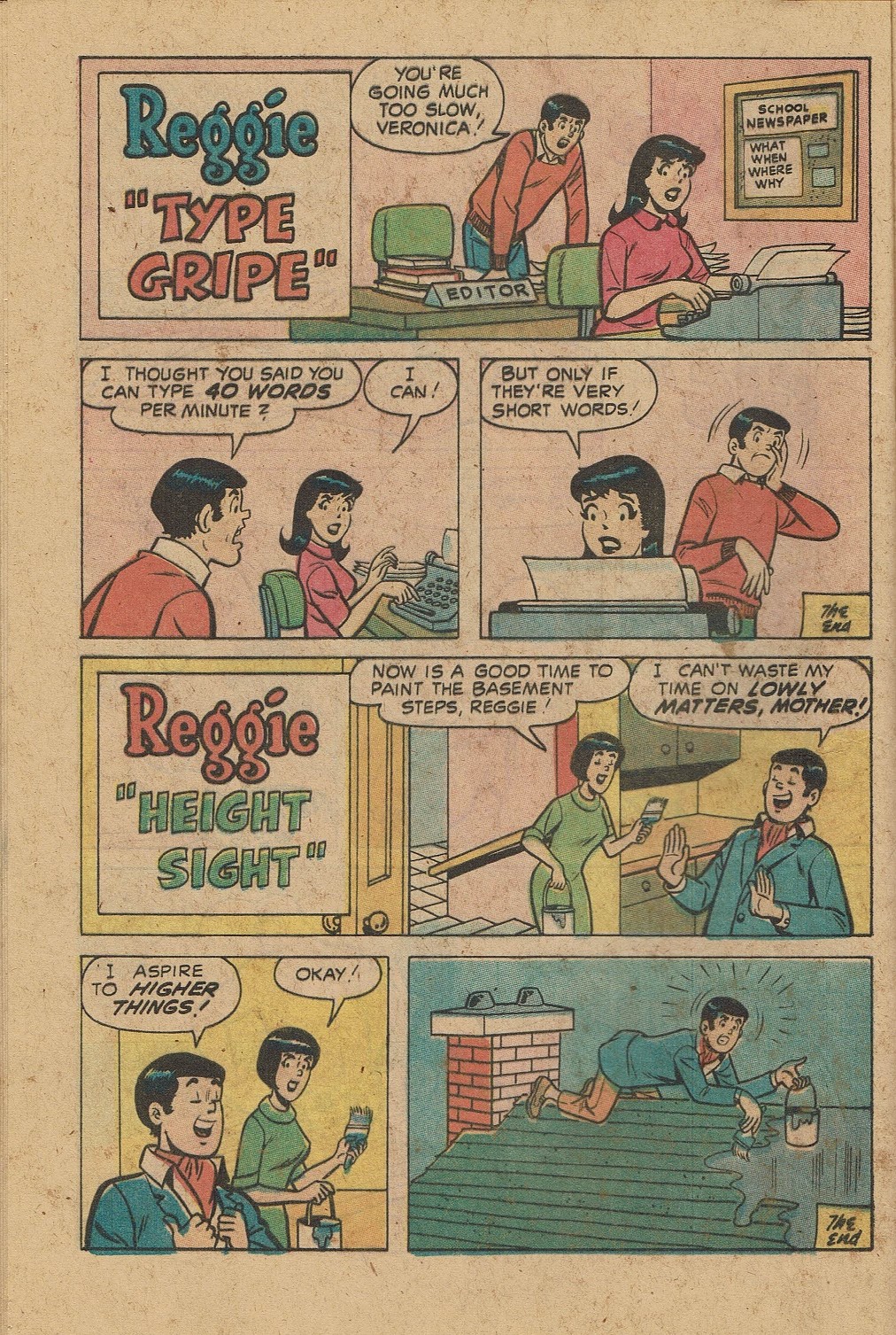 Read online Reggie's Wise Guy Jokes comic -  Issue #19 - 22