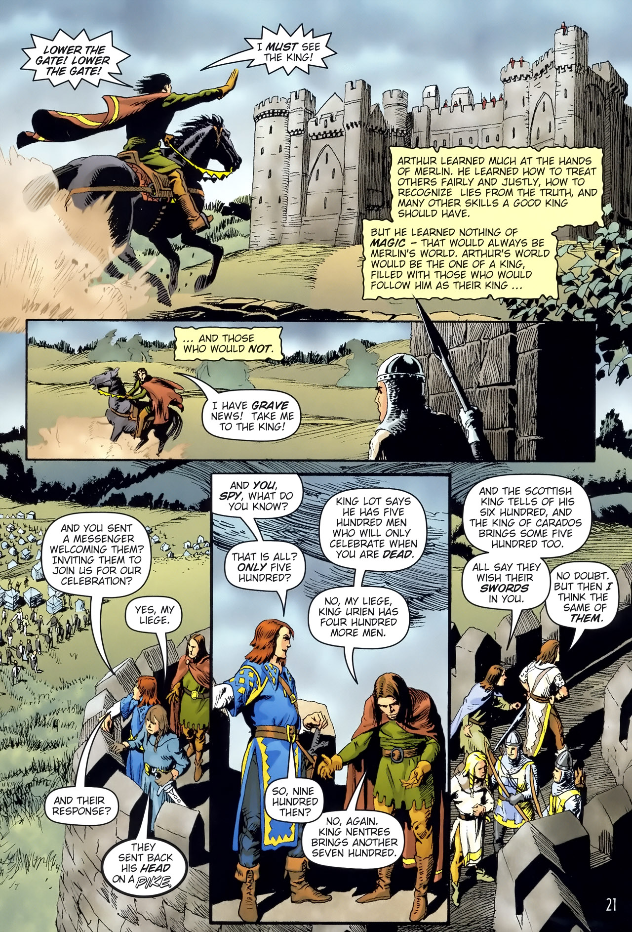 Read online King Arthur - Excalibur Unsheated comic -  Issue # Full - 21