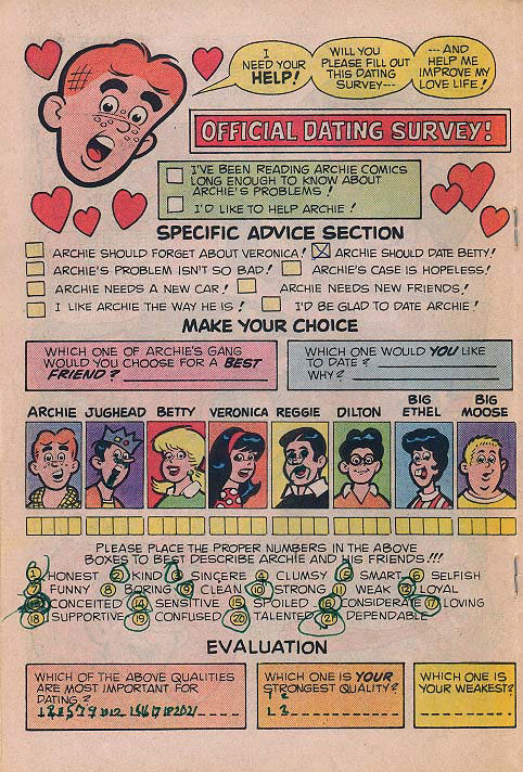 Read online Archie's Date Book comic -  Issue # Full - 18