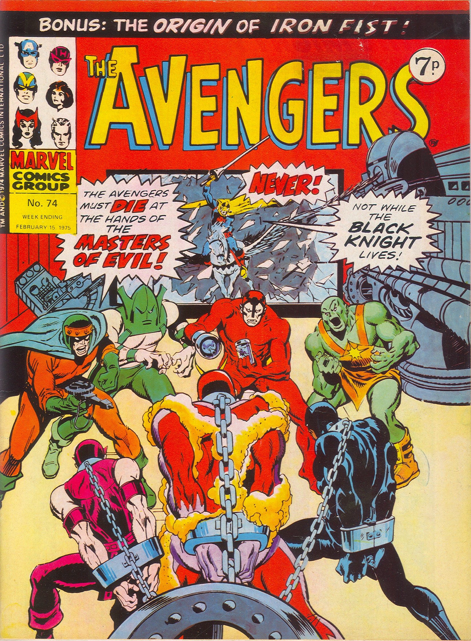 Read online The Avengers (1973) comic -  Issue #74 - 1