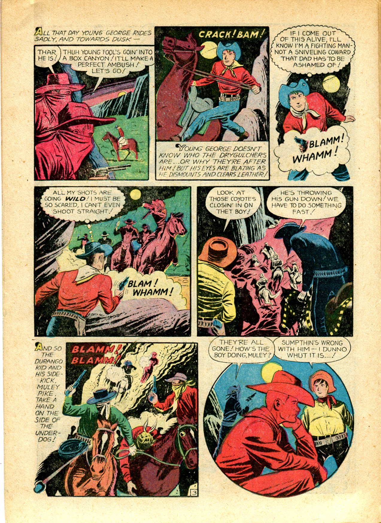 Read online Charles Starrett as The Durango Kid comic -  Issue #34 - 12