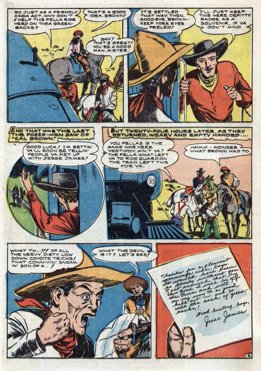 Read online Cowboy Western Comics (1948) comic -  Issue #20 - 7