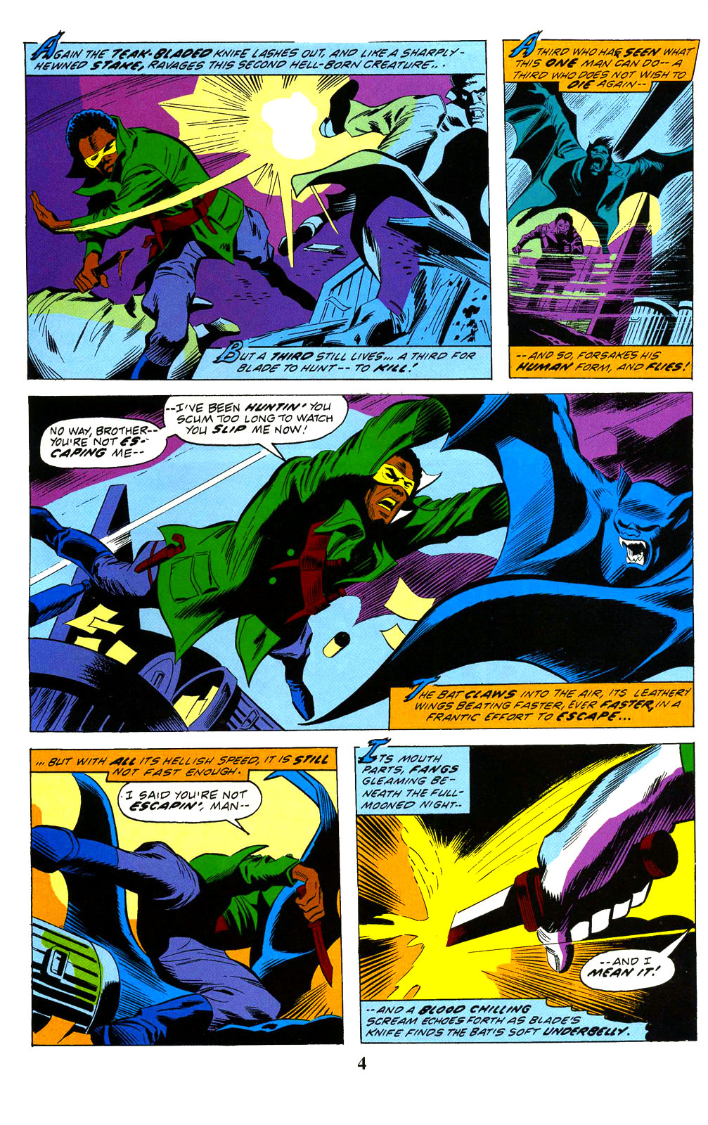 Read online Marvel Milestones: Blade, Man-Thing and Satana comic -  Issue # Full - 6
