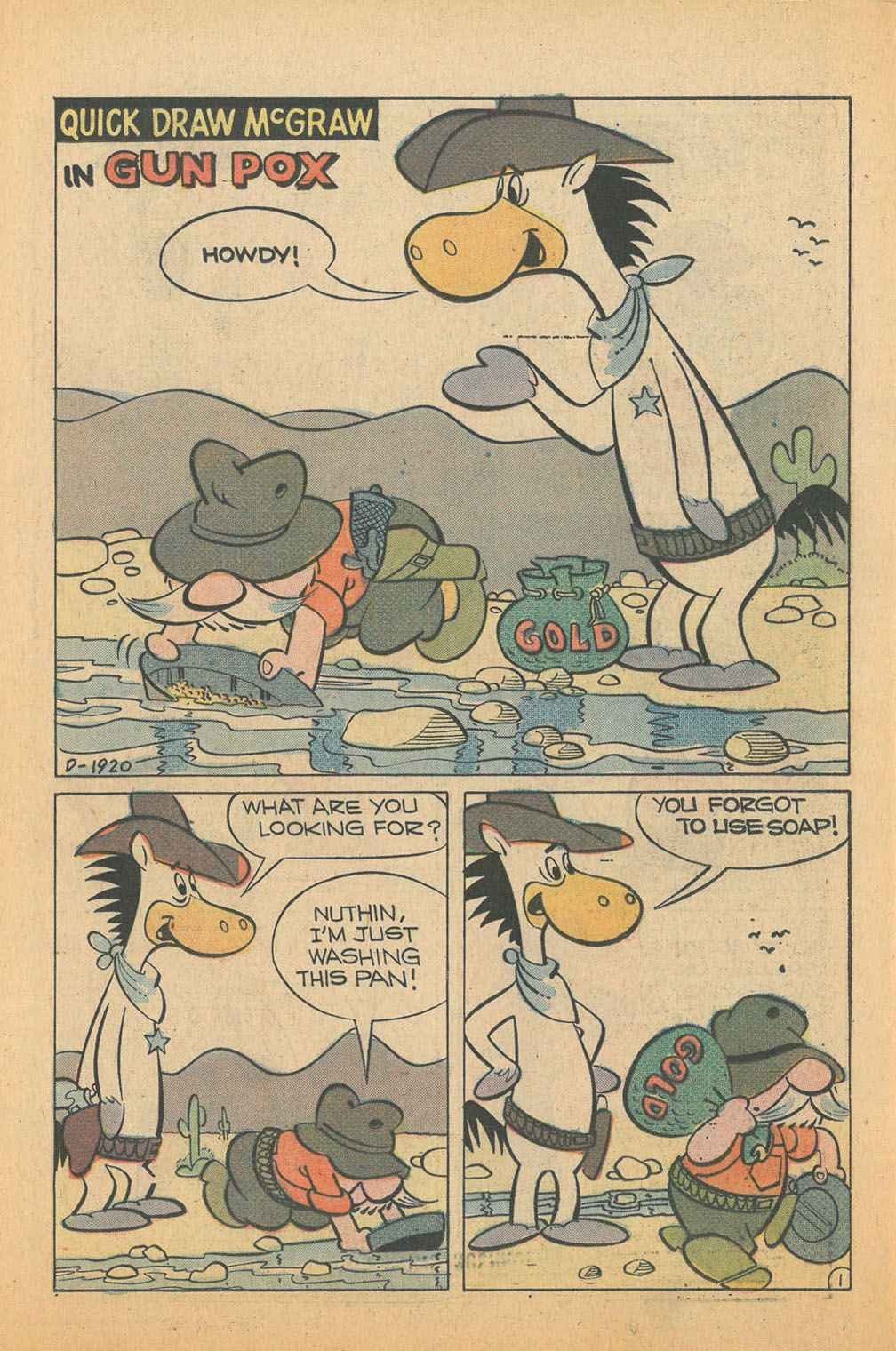 Read online Quick Draw McGraw comic -  Issue #7 - 12