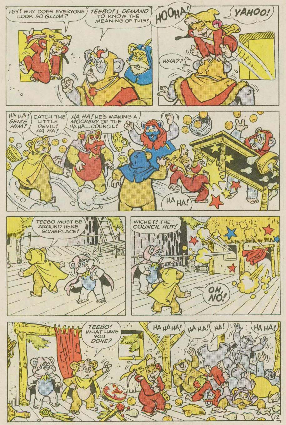 Read online Ewoks (1987) comic -  Issue #7 - 13