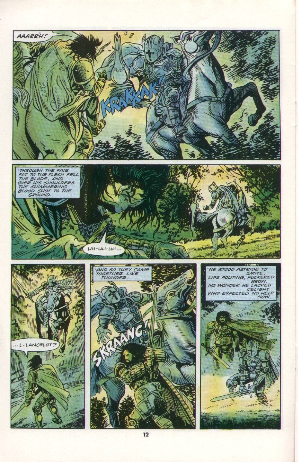 Read online The Knights of Pendragon comic -  Issue #5 - 12