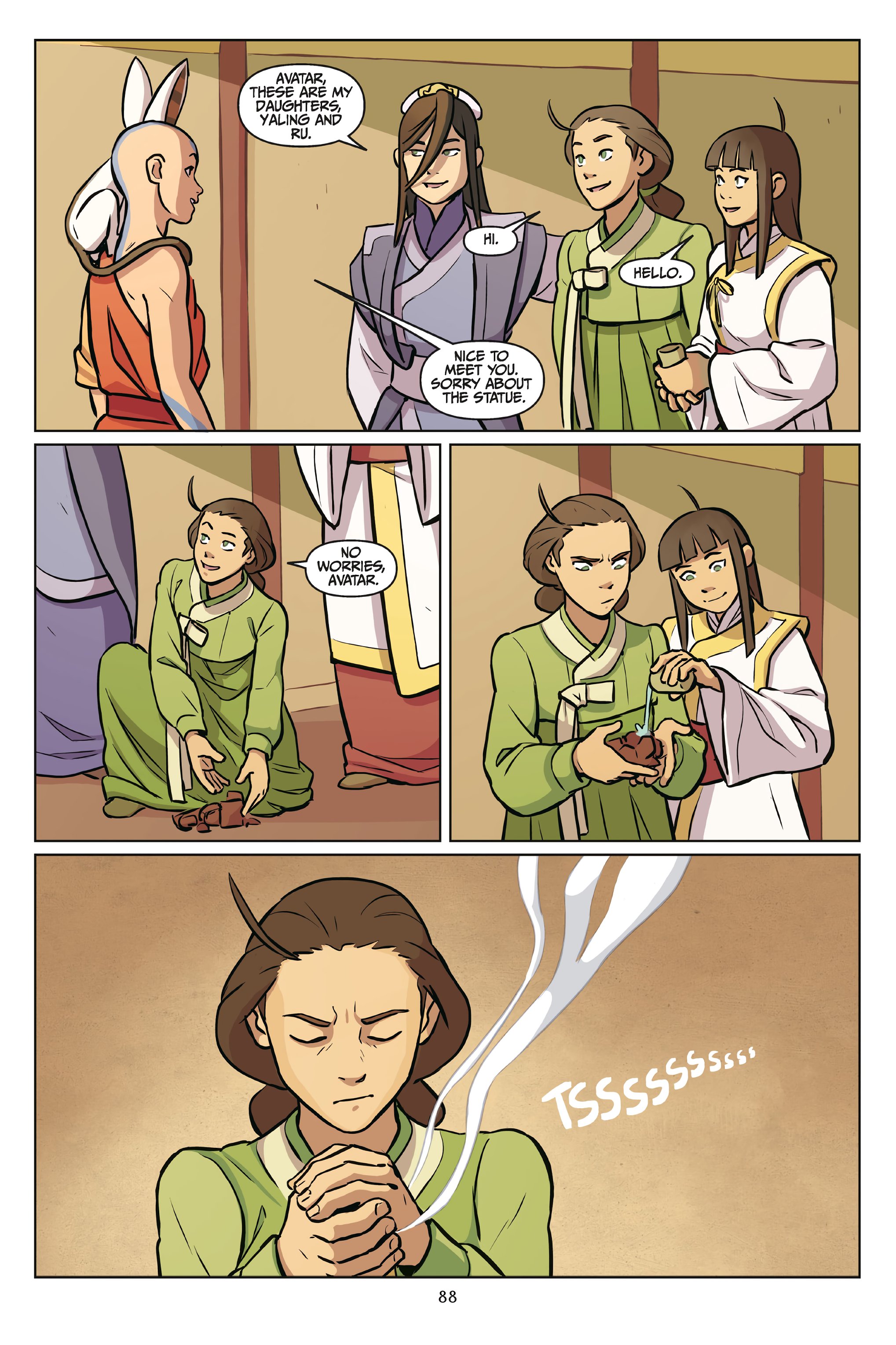 Read online Nickelodeon Avatar: The Last Airbender - Imbalance comic -  Issue # _Omnibus (Part 1) - 89