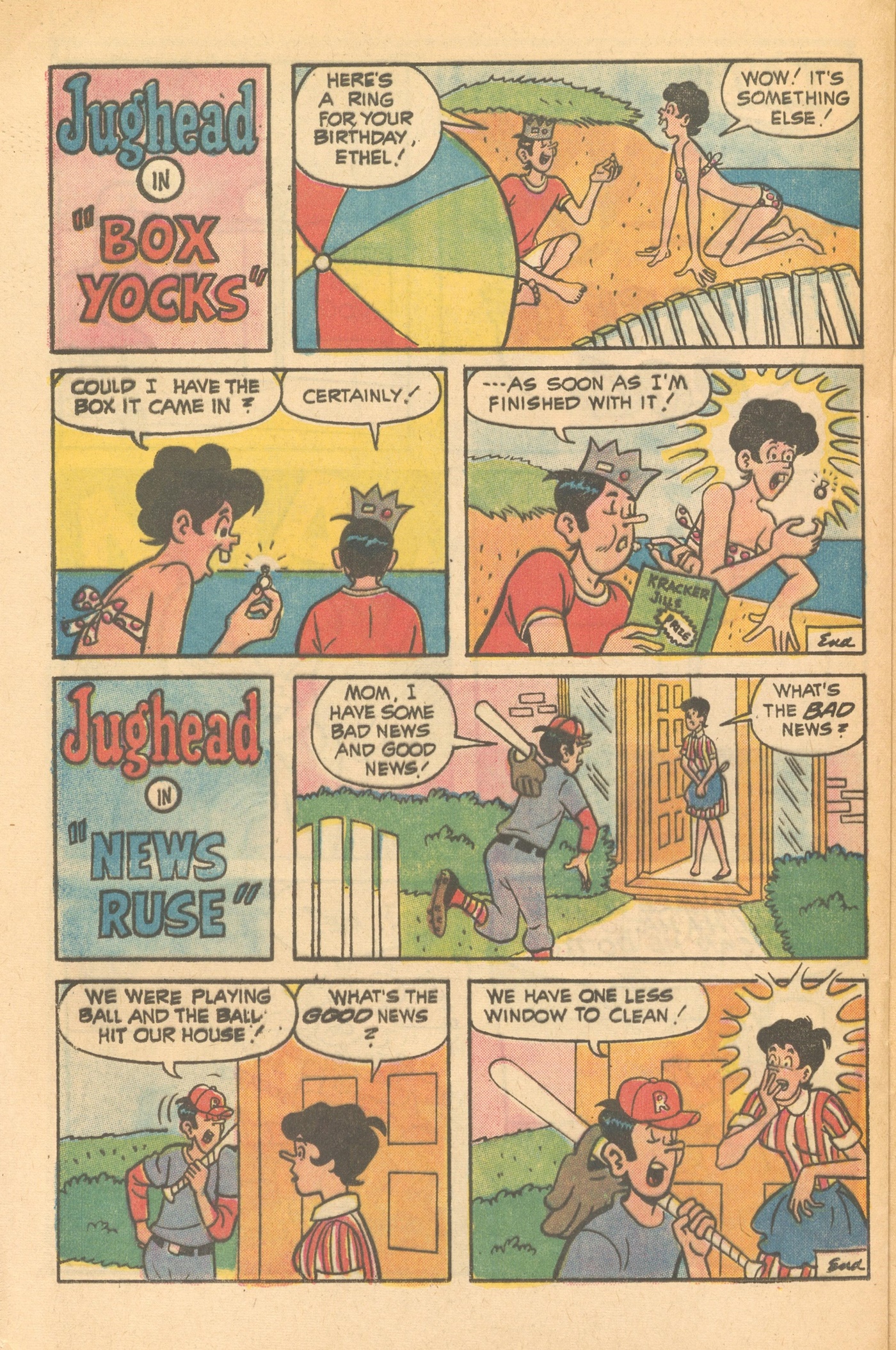 Read online Jughead's Jokes comic -  Issue #26 - 29