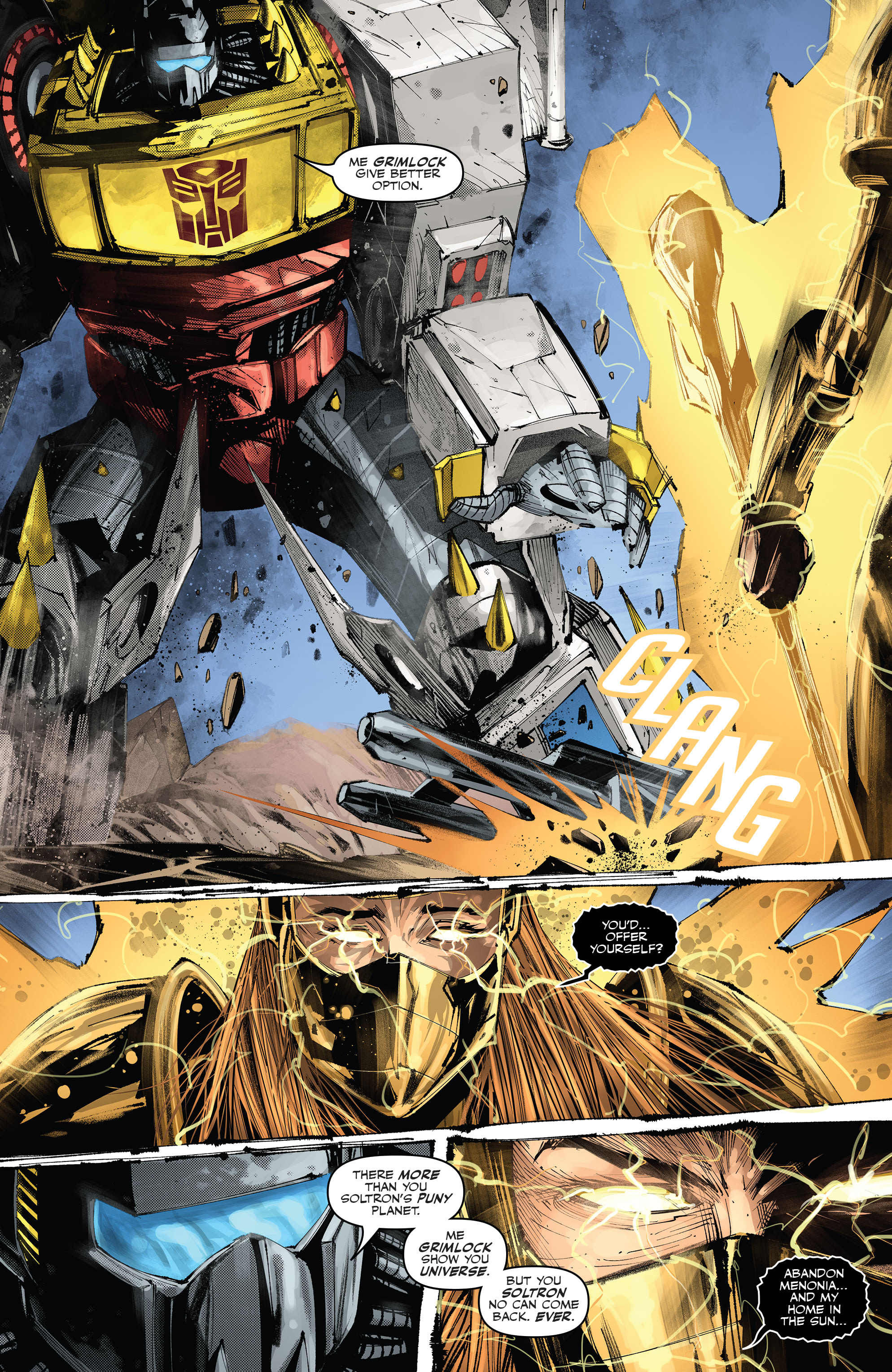 Read online Transformers: King Grimlock comic -  Issue #5 - 8
