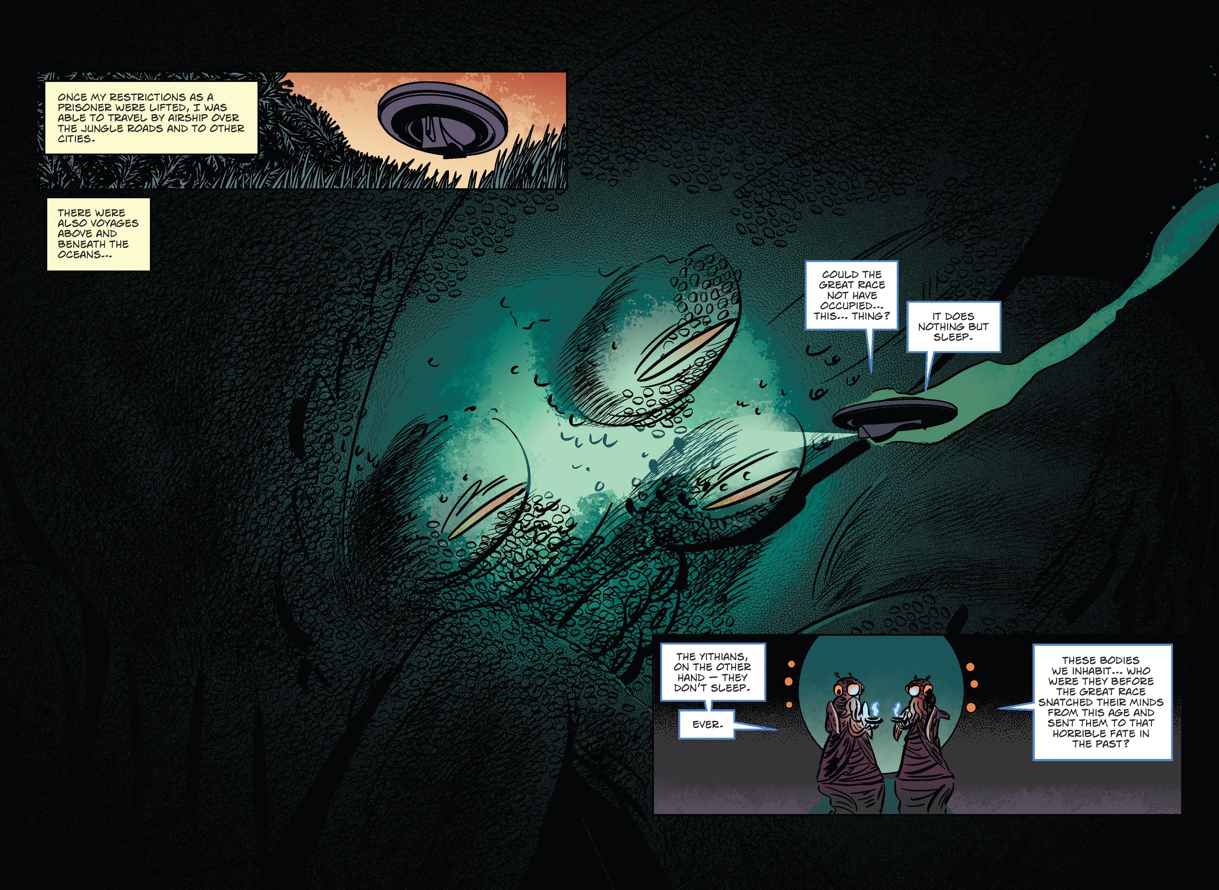Read online H.P. Lovecraft The Shadow Out of Time comic -  Issue # TPB - 51