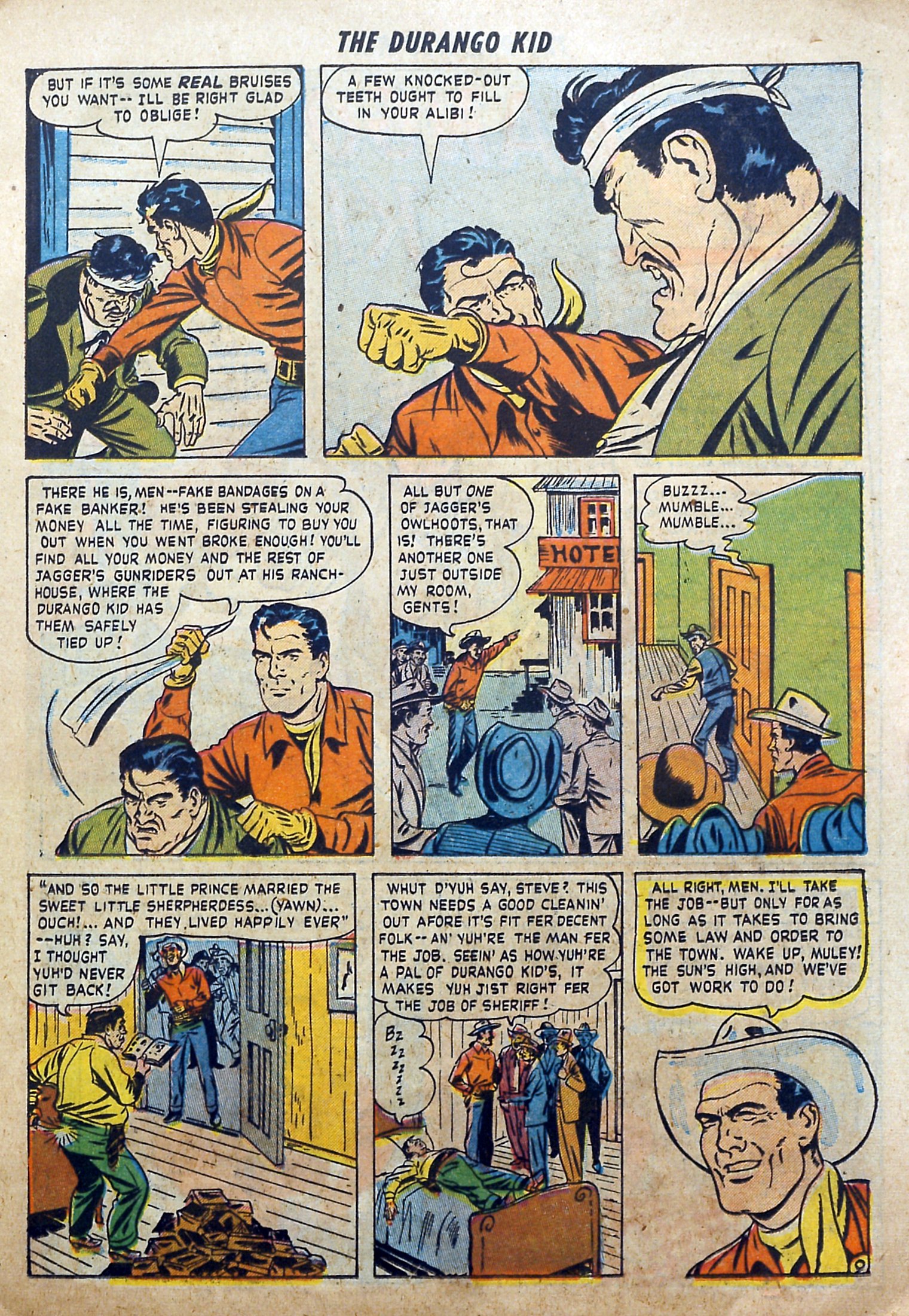 Read online Charles Starrett as The Durango Kid comic -  Issue #1 - 11