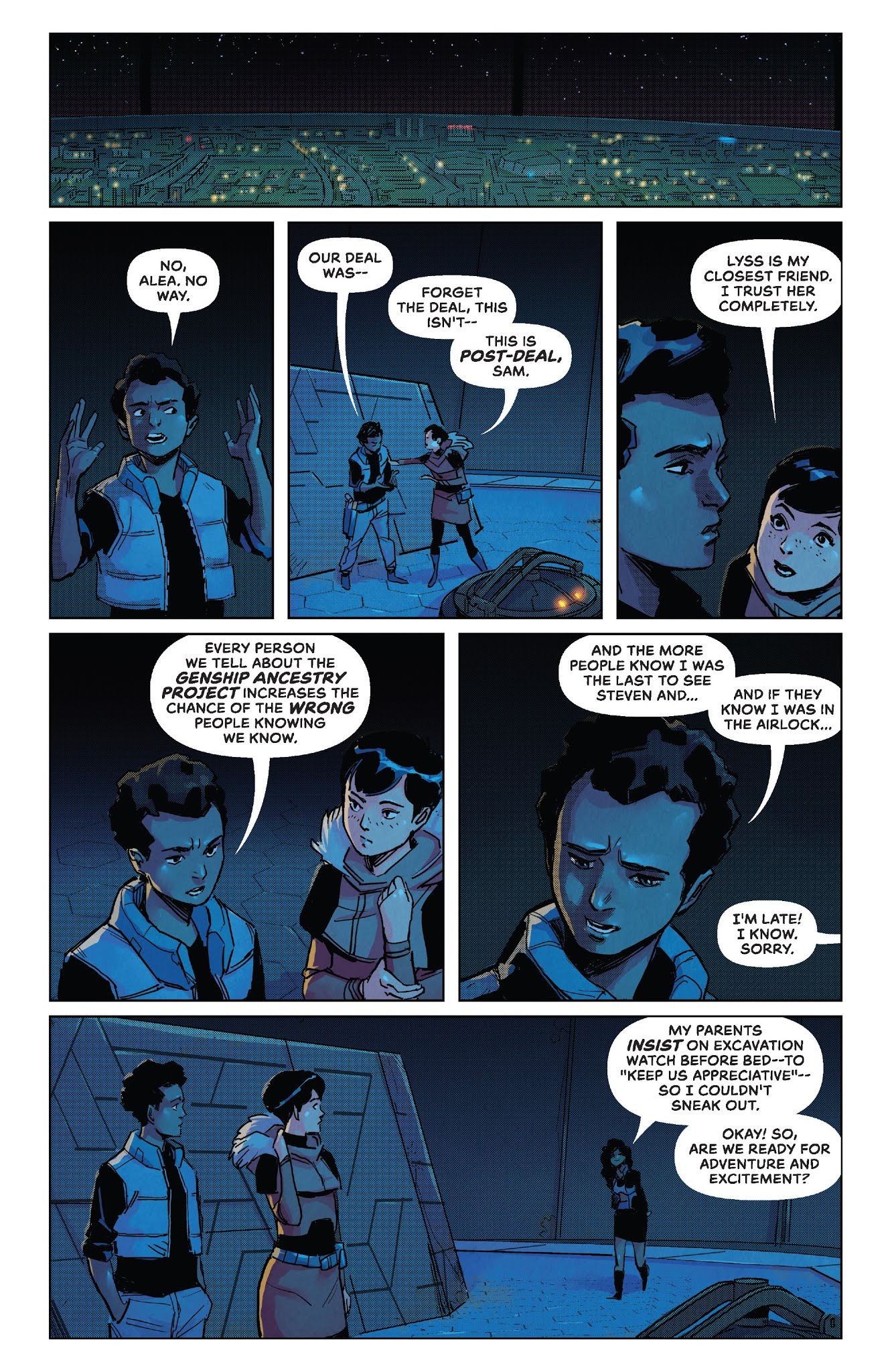 Read online Outpost Zero comic -  Issue #6 - 5