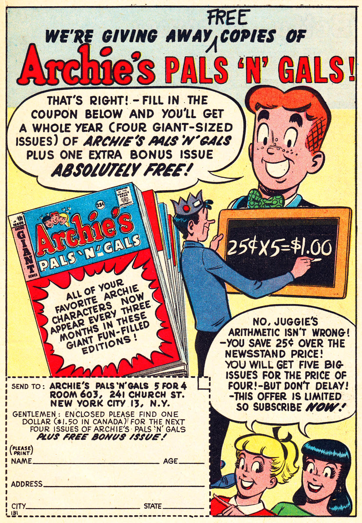 Read online Archie's Girls Betty and Veronica comic -  Issue #71 - 19