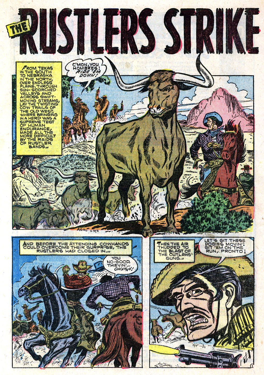 Read online Western Outlaws (1954) comic -  Issue #10 - 20