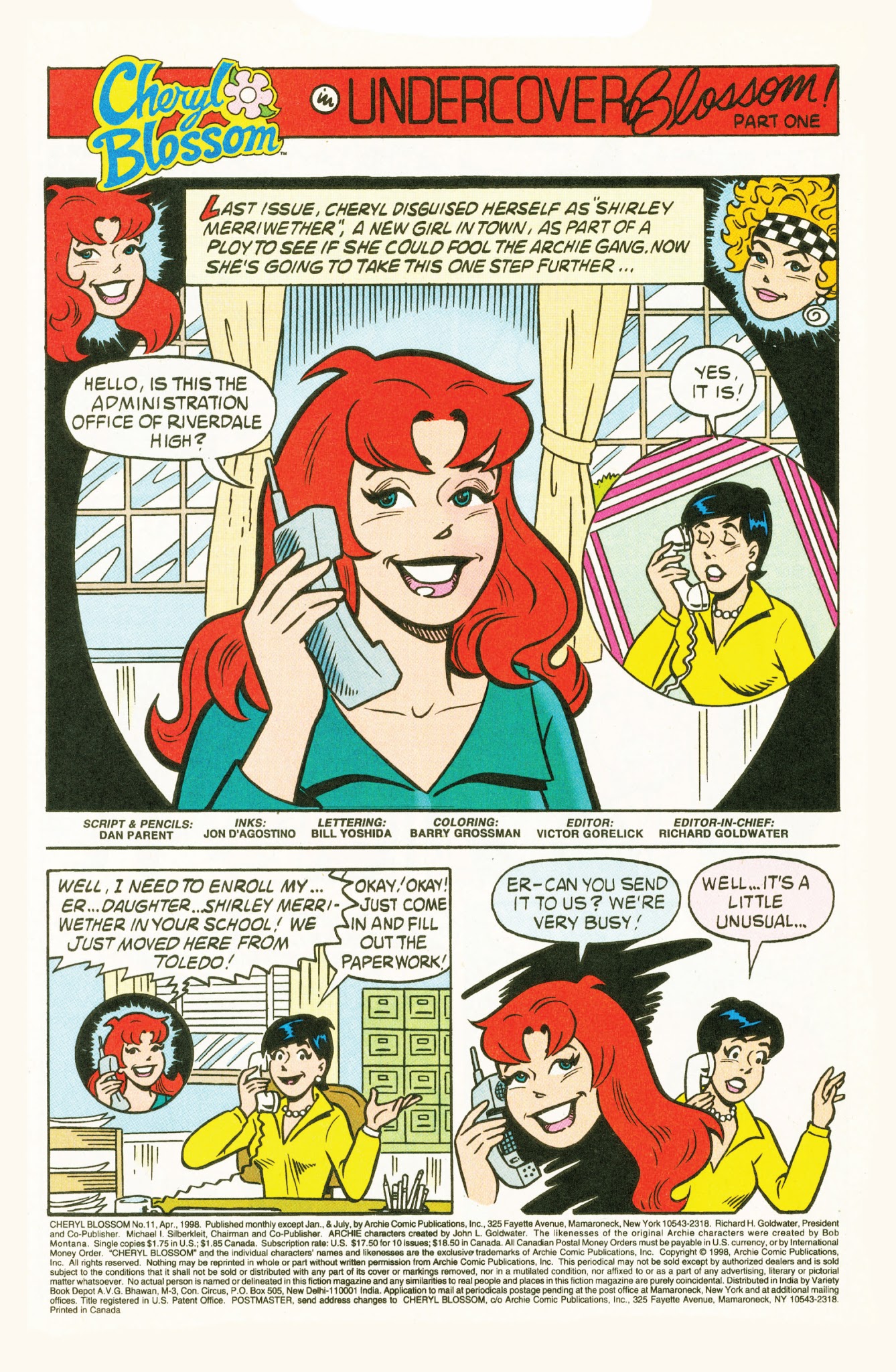 Read online Cheryl Blossom comic -  Issue #11 - 2