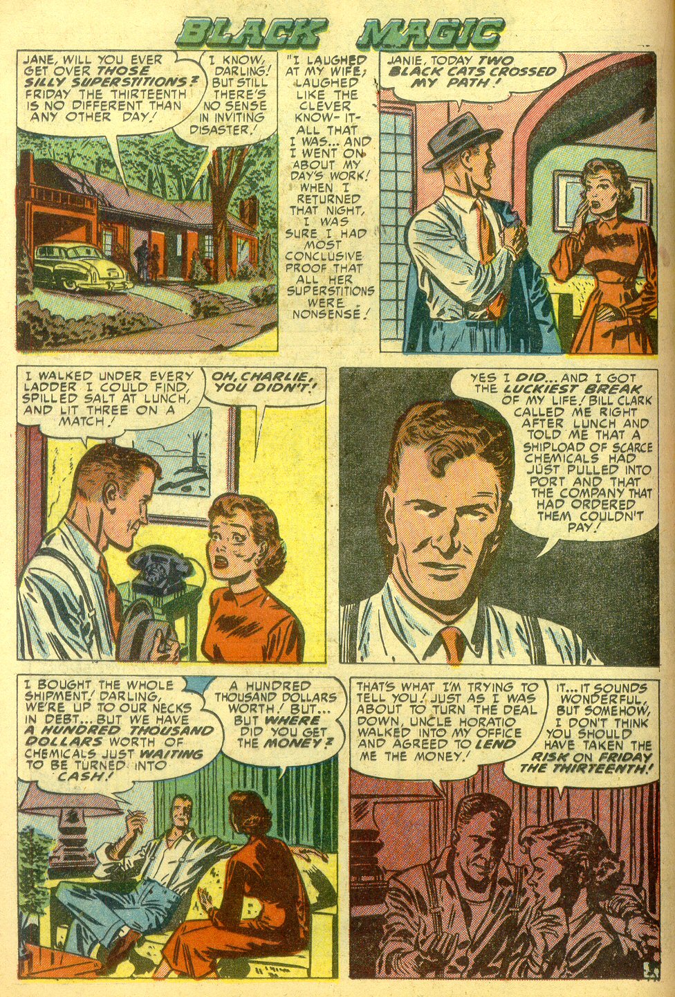Read online Black Magic (1950) comic -  Issue #10 - 22