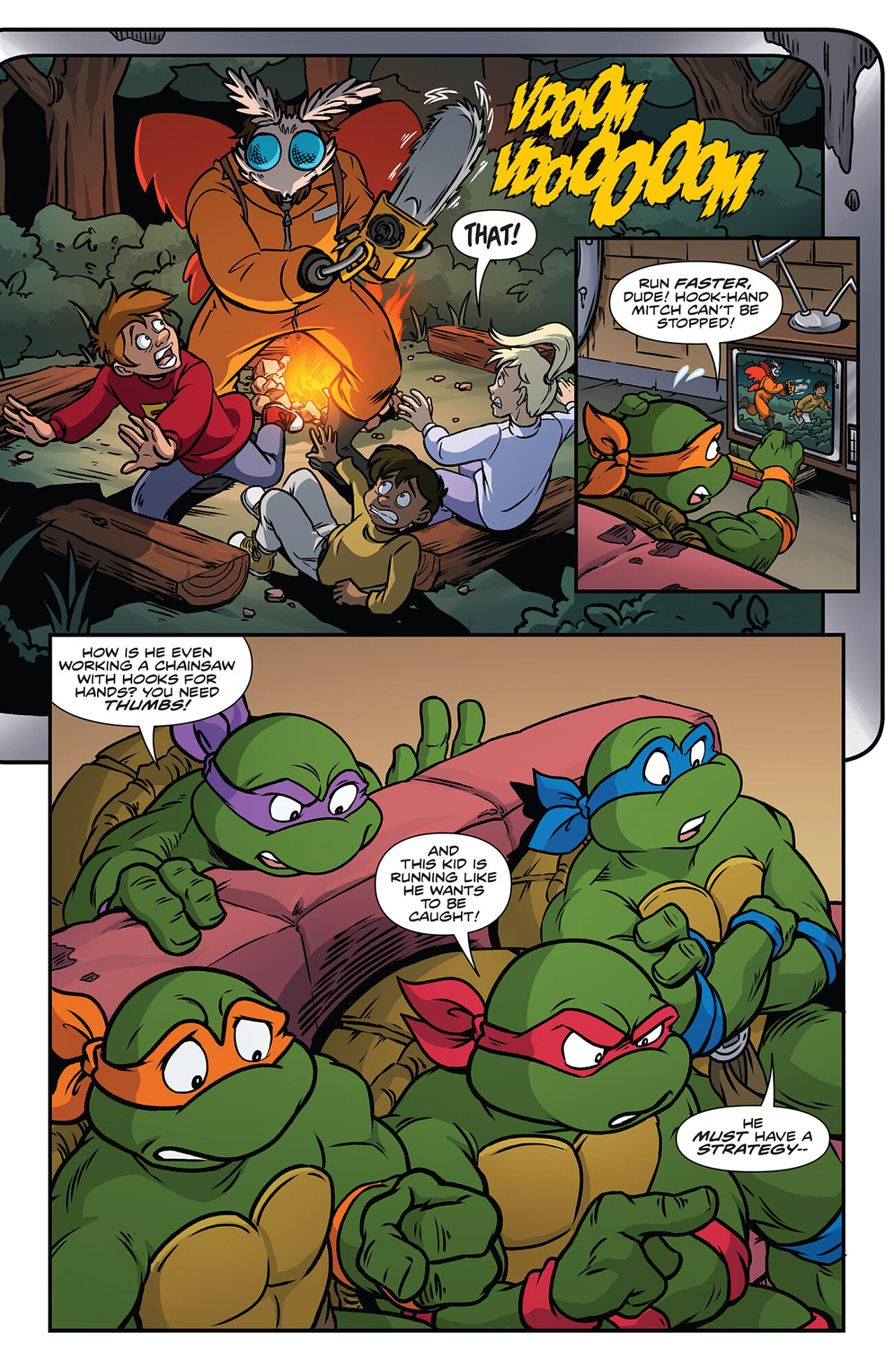 Read online Teenage Mutant Ninja Turtles: Saturday Morning Adventures – Halloween Special comic -  Issue # Full - 4