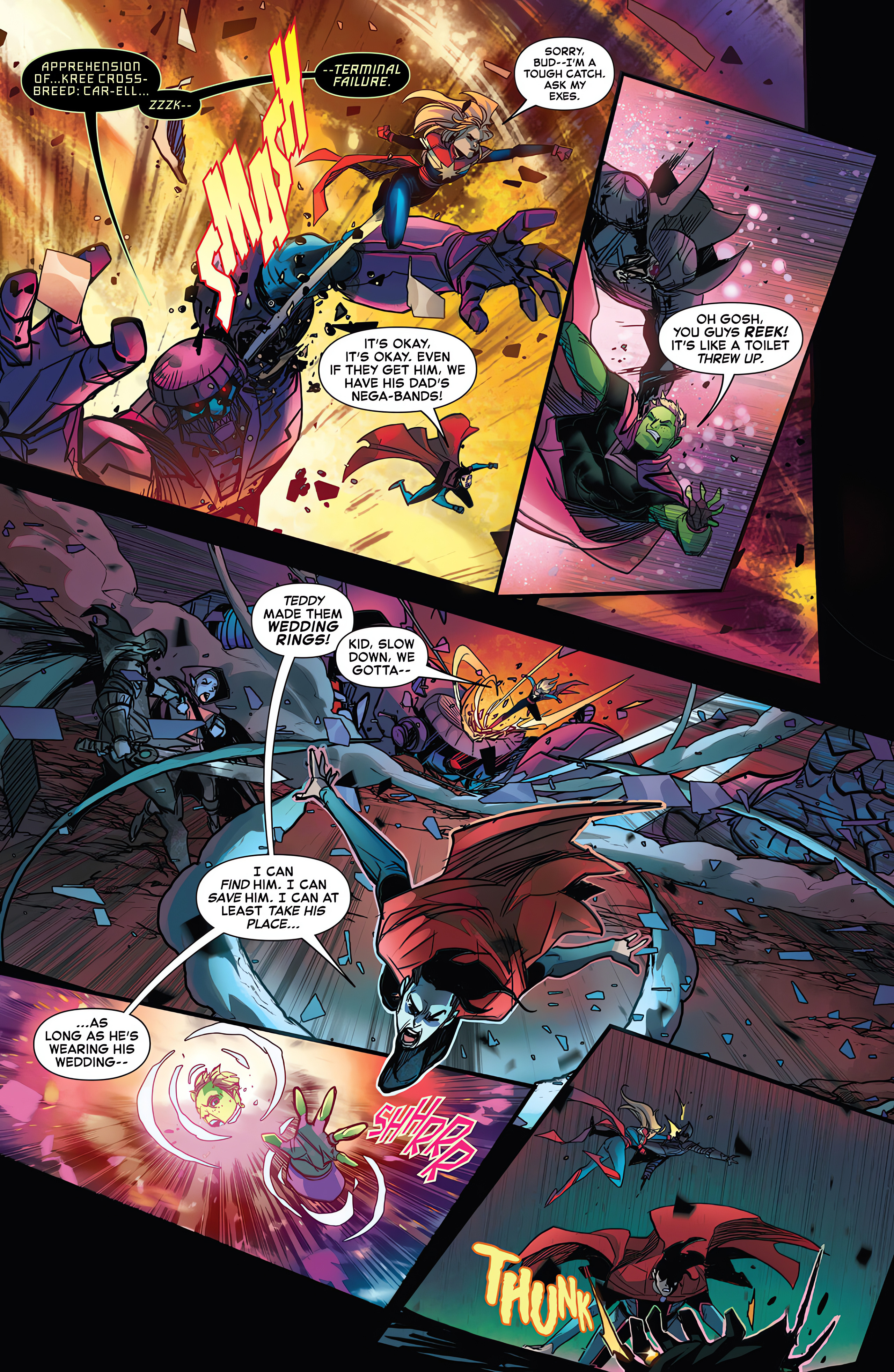 Read online Captain Marvel: Assault on Eden comic -  Issue #1 - 10