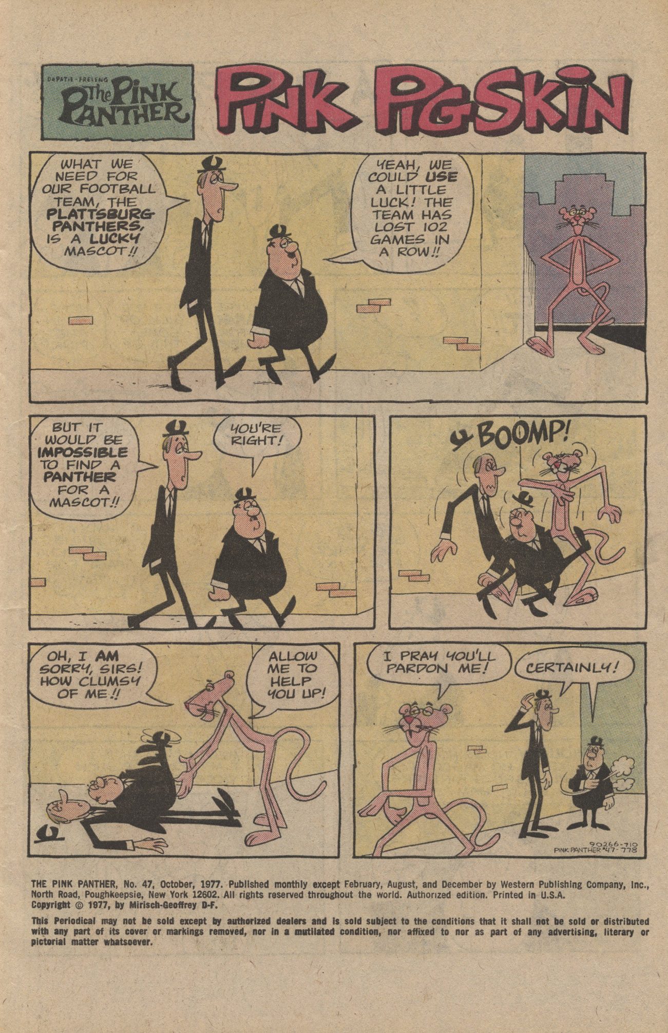 Read online The Pink Panther (1971) comic -  Issue #47 - 3