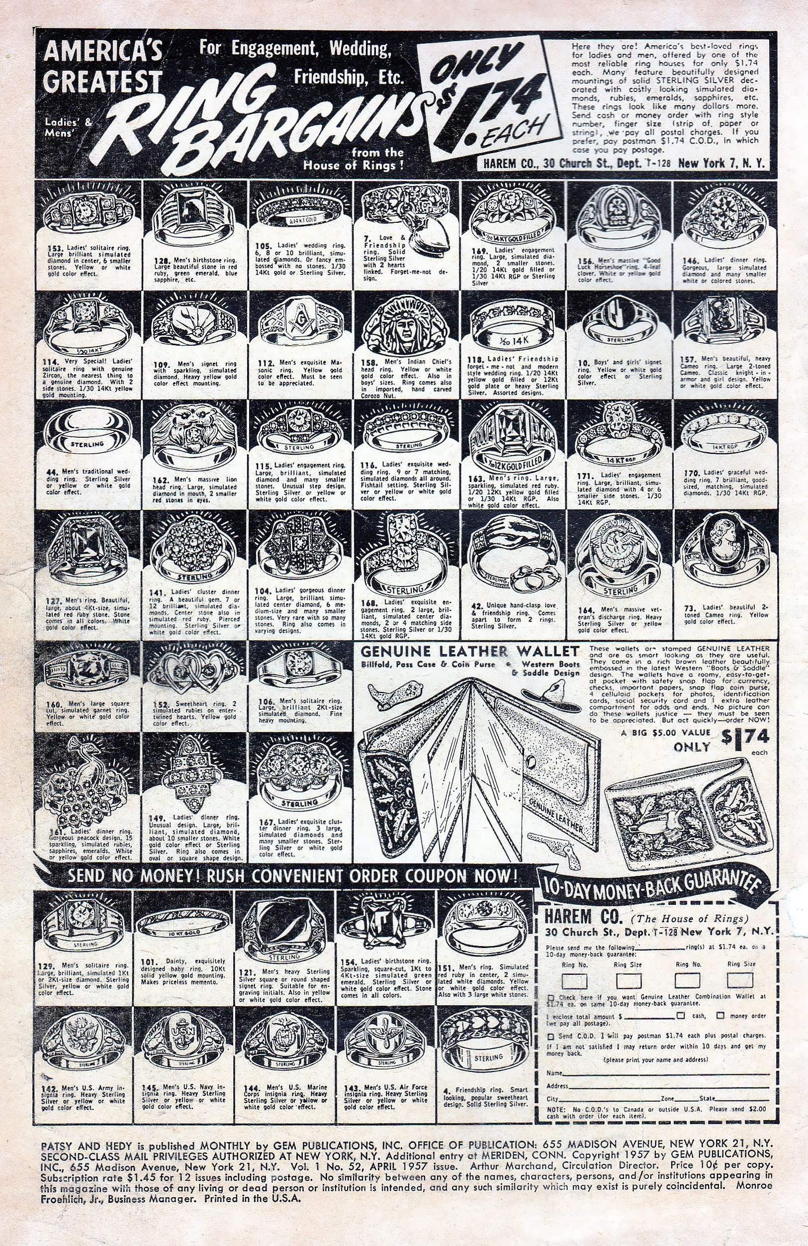 Read online Patsy and Hedy comic -  Issue #52 - 2
