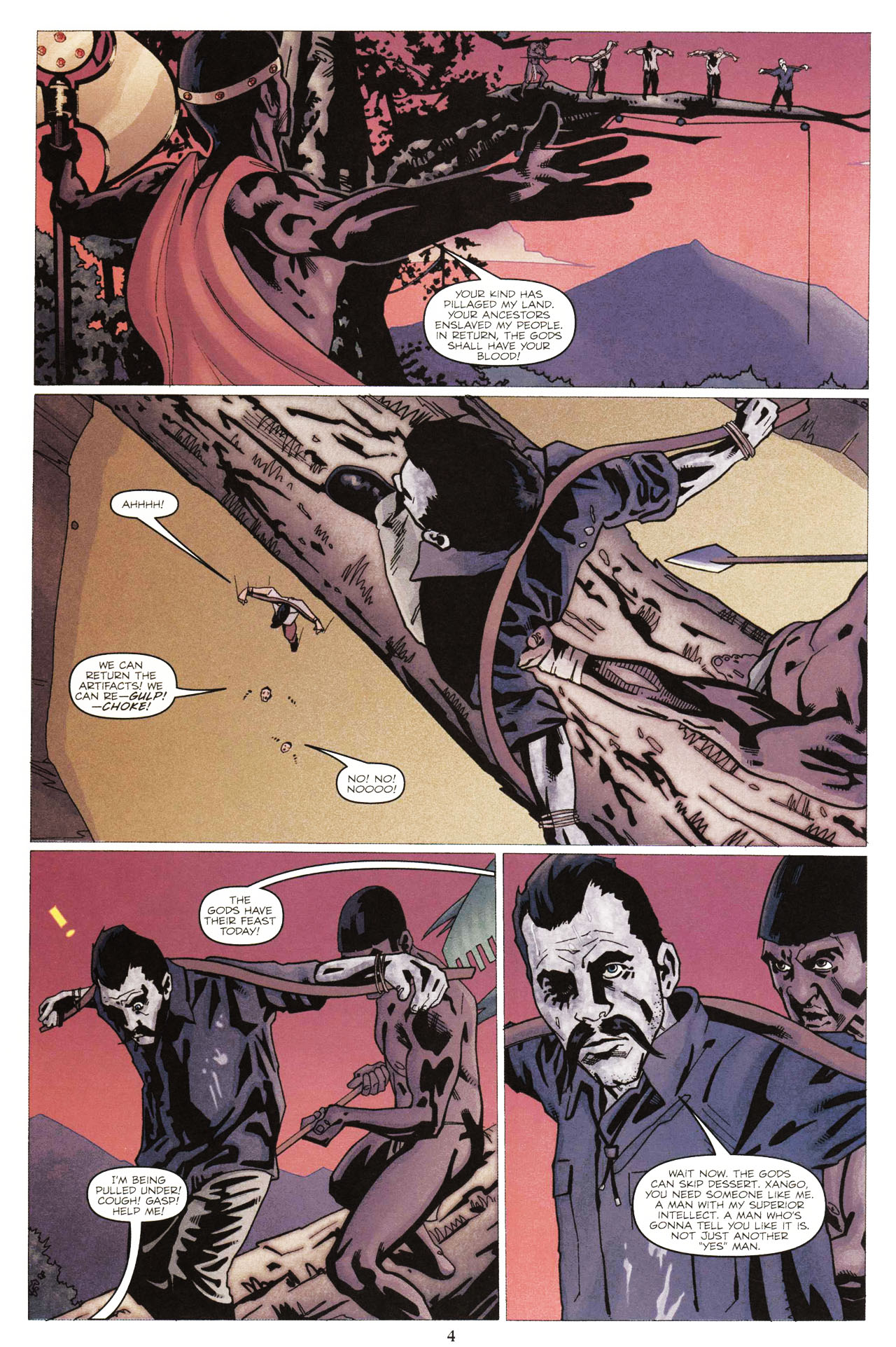 Read online The Mummy: The Rise and Fall of Xango's Ax comic -  Issue #4 - 5