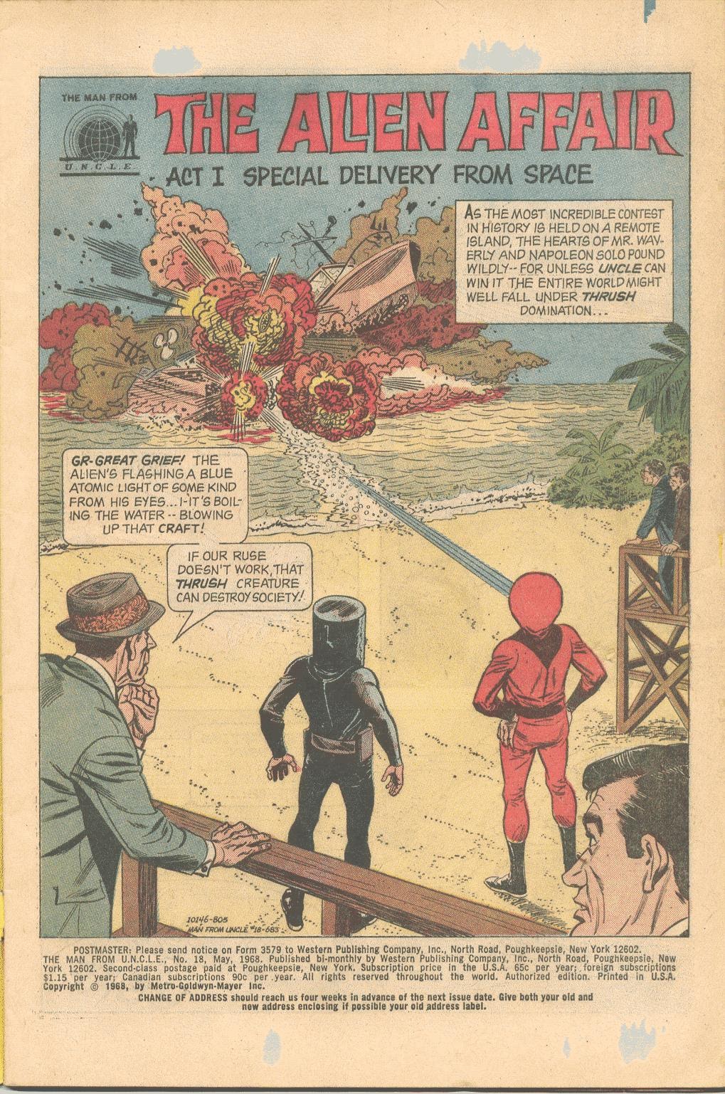Read online The Man From U.N.C.L.E. comic -  Issue #18 - 3