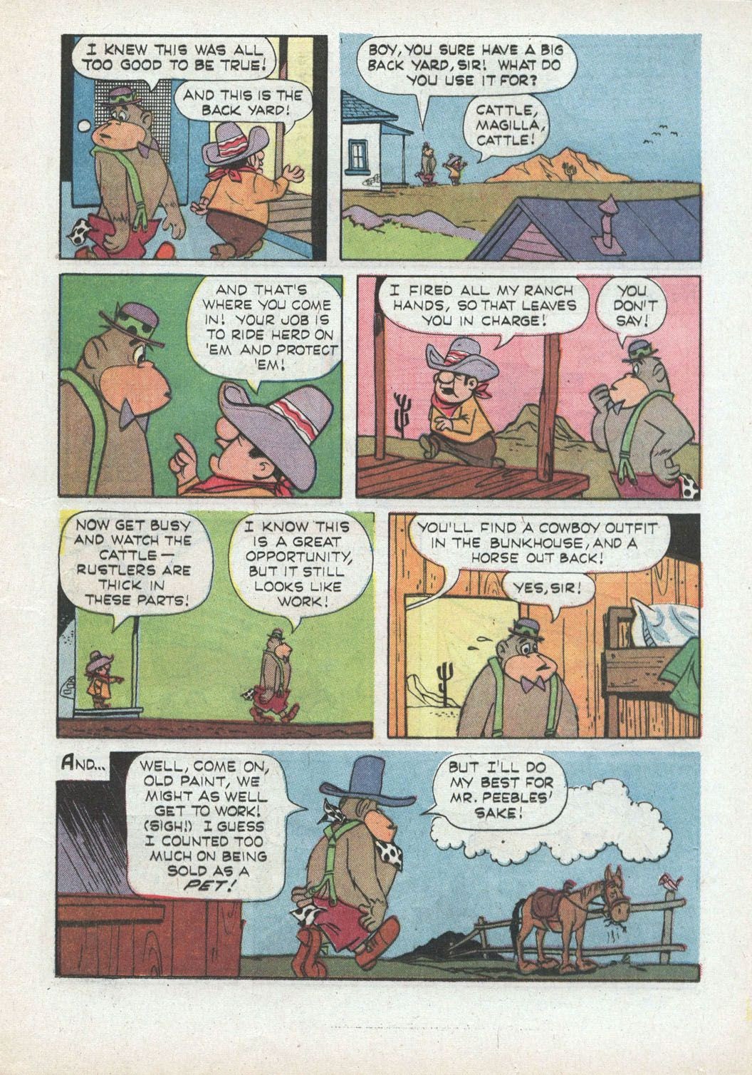 Read online Magilla Gorilla (1964) comic -  Issue #7 - 17
