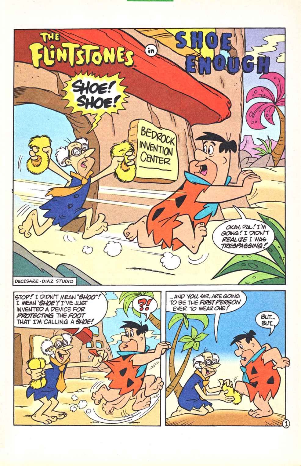Read online The Flintstones (1995) comic -  Issue #16 - 17